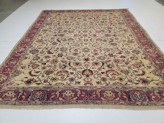 Hand-Knotted Wool Rug Kashmar 9'8" x 12'6"