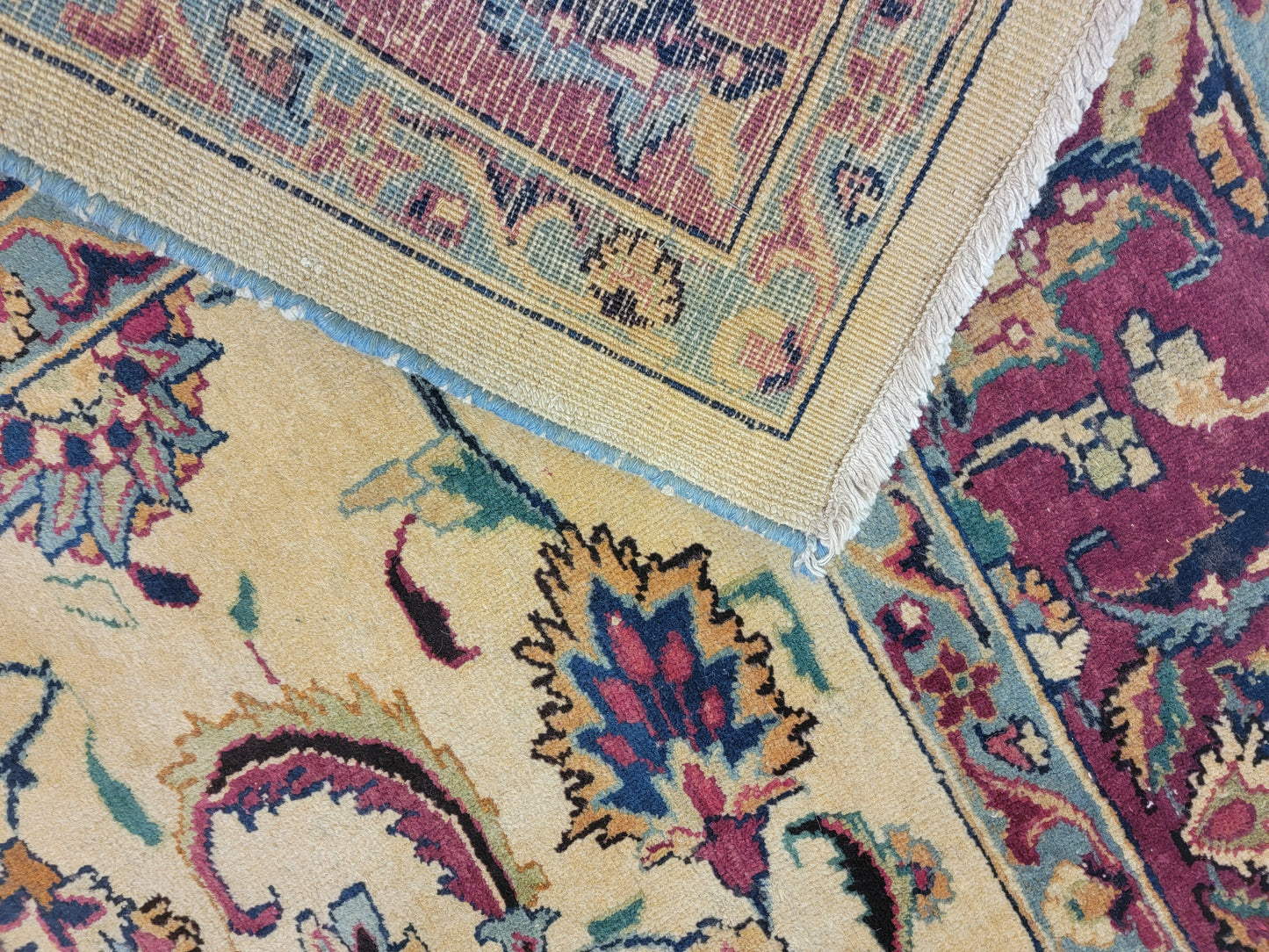 Hand-Knotted Wool Rug Kashmar 9'8" x 12'6"