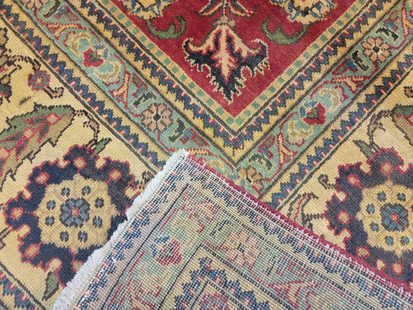 Hand-Knotted Wool Rug Tabriz 9'4"x12'6"