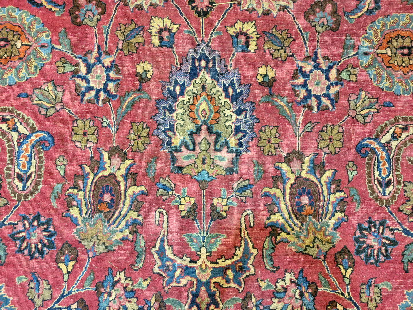 Hand-Knotted Wool Rug Persian Mashad/Khorassan 11'2"x 11'9"