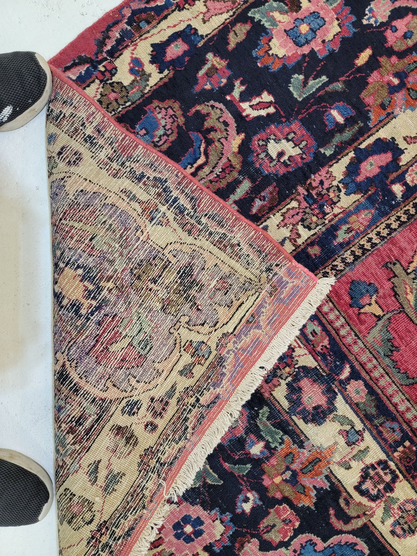 Hand-Knotted Wool Rug Persian Mashad/Khorassan 11'2"x 11'9"