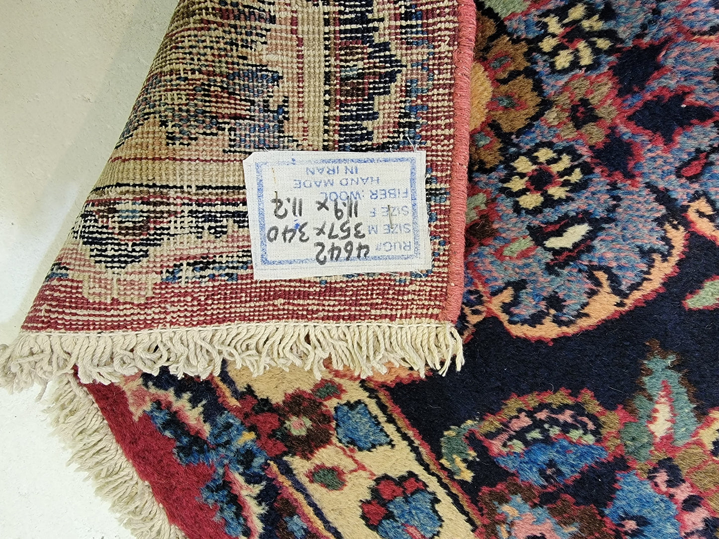 Hand-Knotted Wool Rug Persian Mashad/Khorassan 11'2"x 11'9"