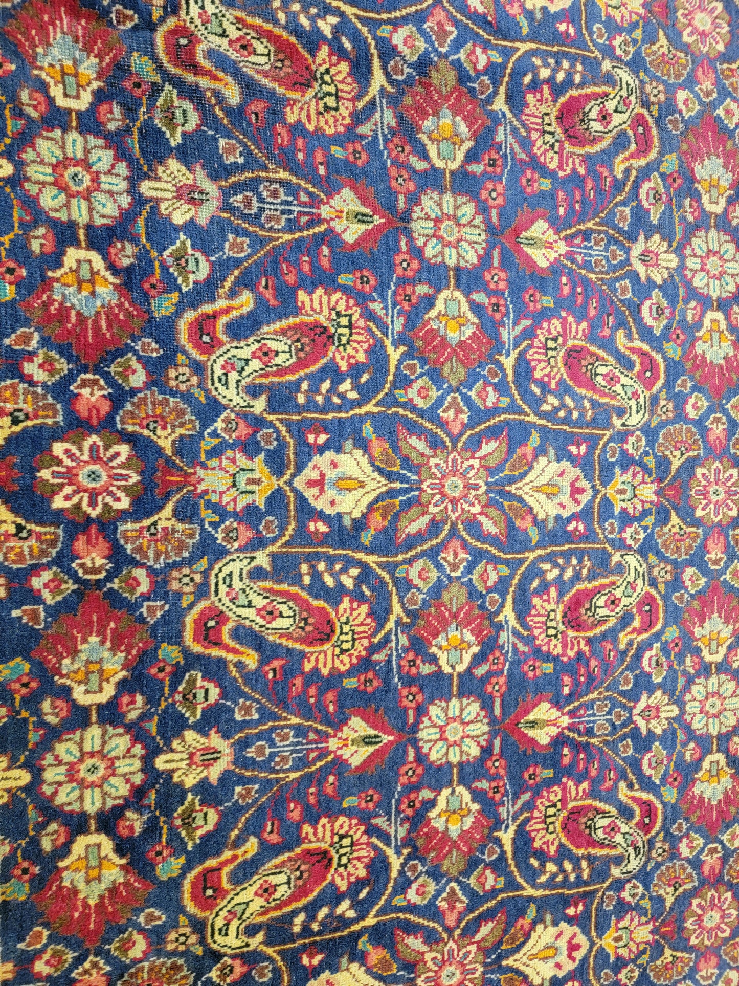 Hand-Knotted Wool Rug Tabriz 10' x 13'
