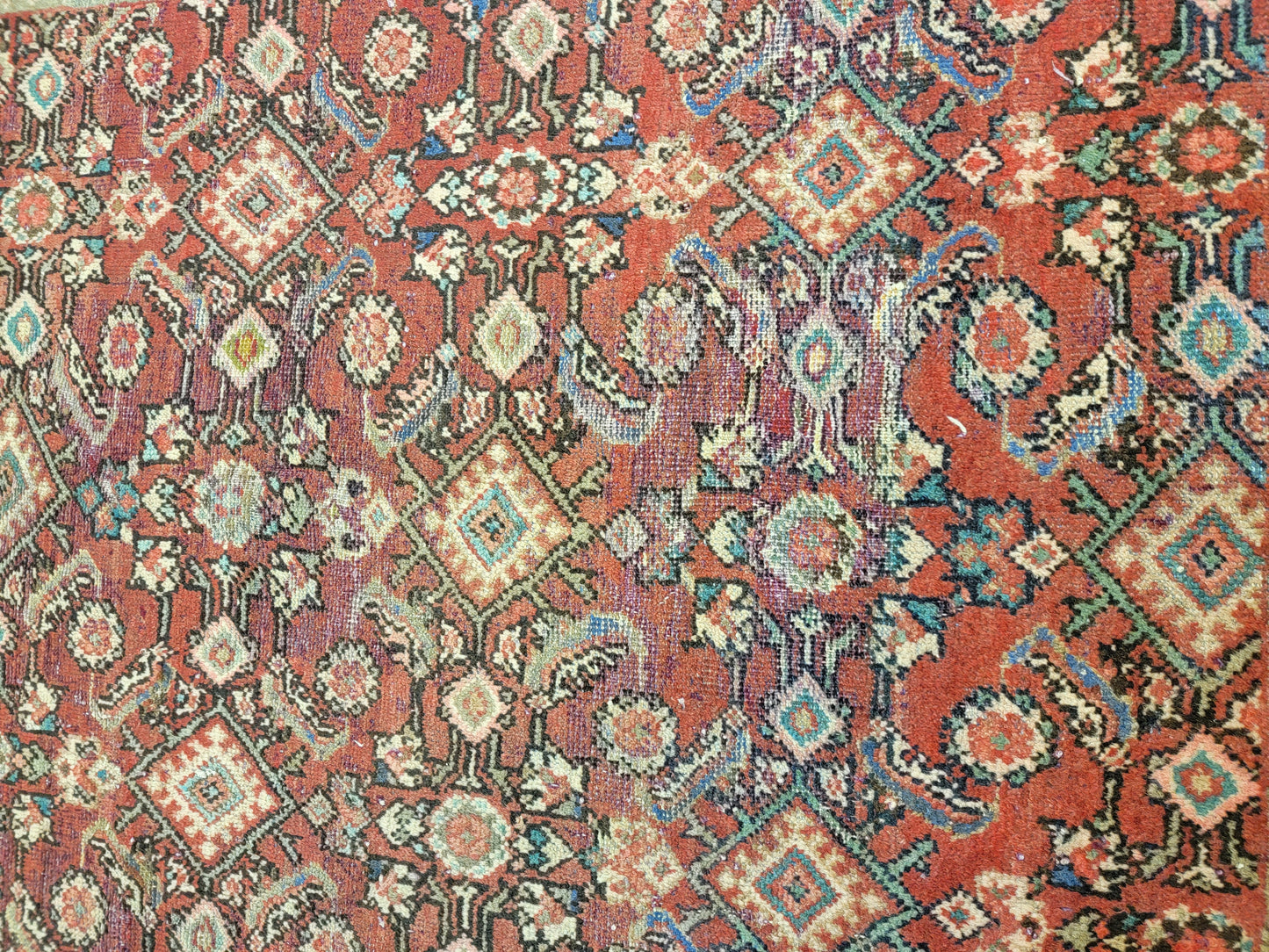 Hand-Knotted Wool Rug Persian Mahal  4'4" x 6'7"