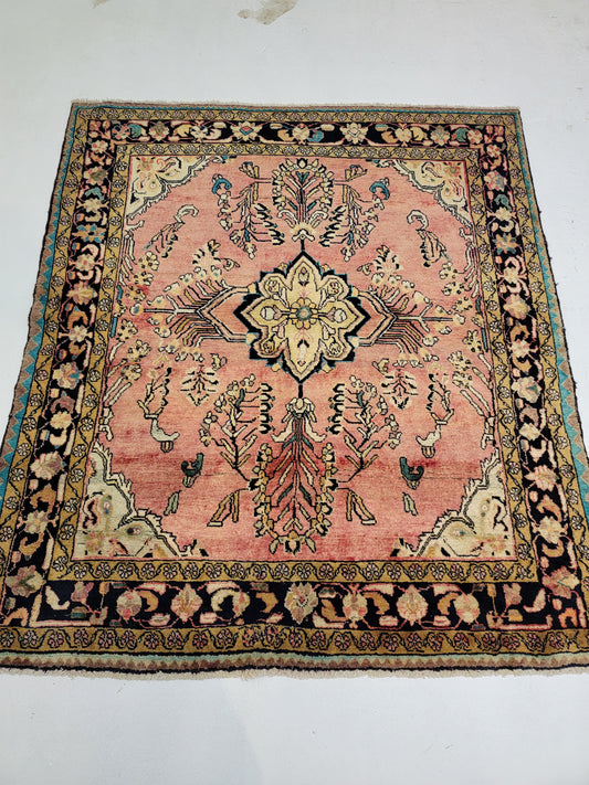 Hand-Knotted Wool Persian Armenian Lilian 5' x 5'9"