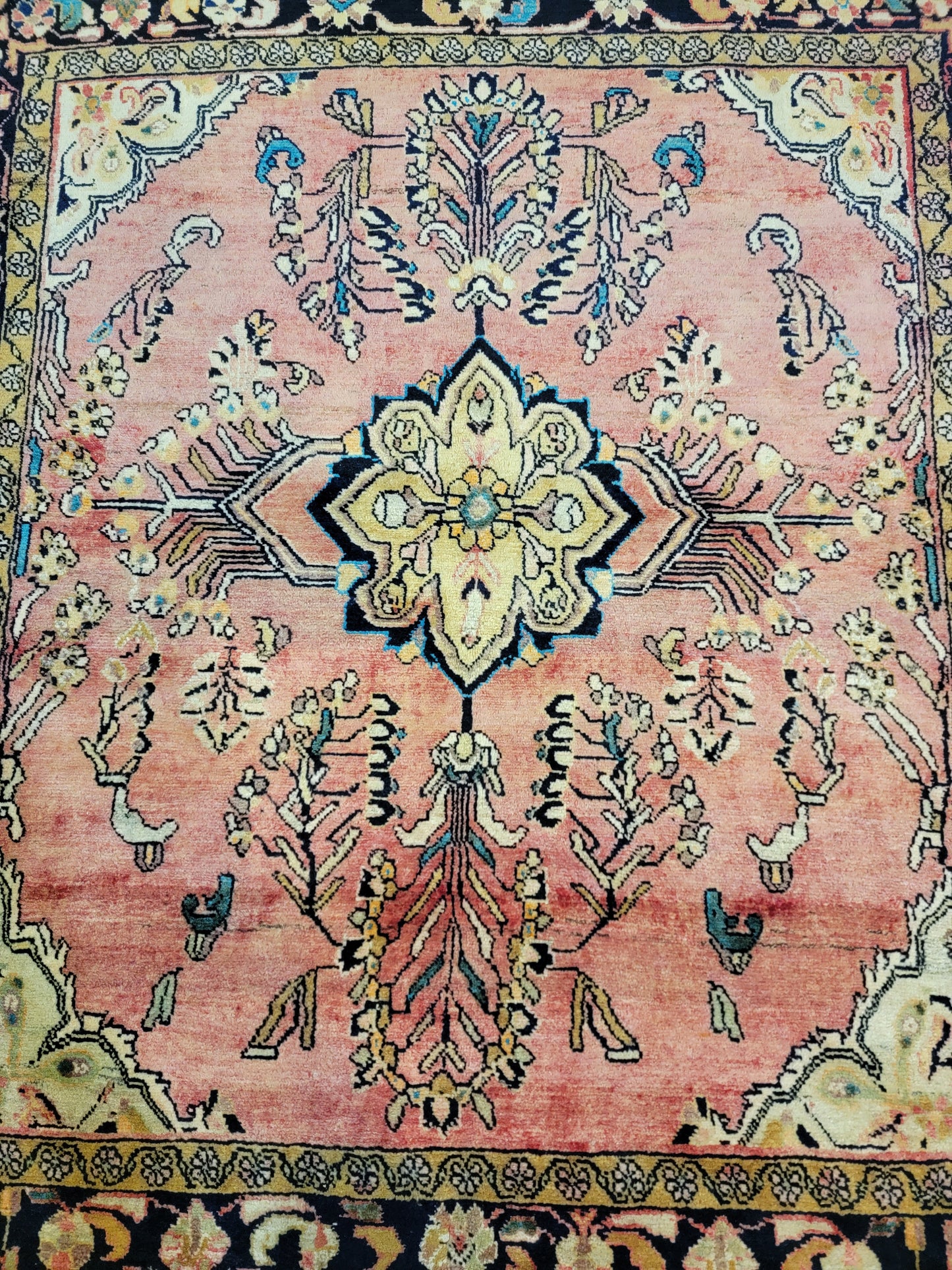 Hand-Knotted Wool Persian Armenian Lilian 5' x 5'9"