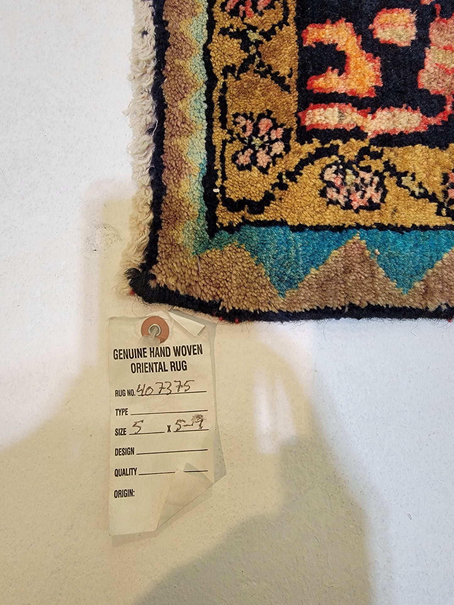 Hand-Knotted Wool Persian Armenian Lilian 5' x 5'9"