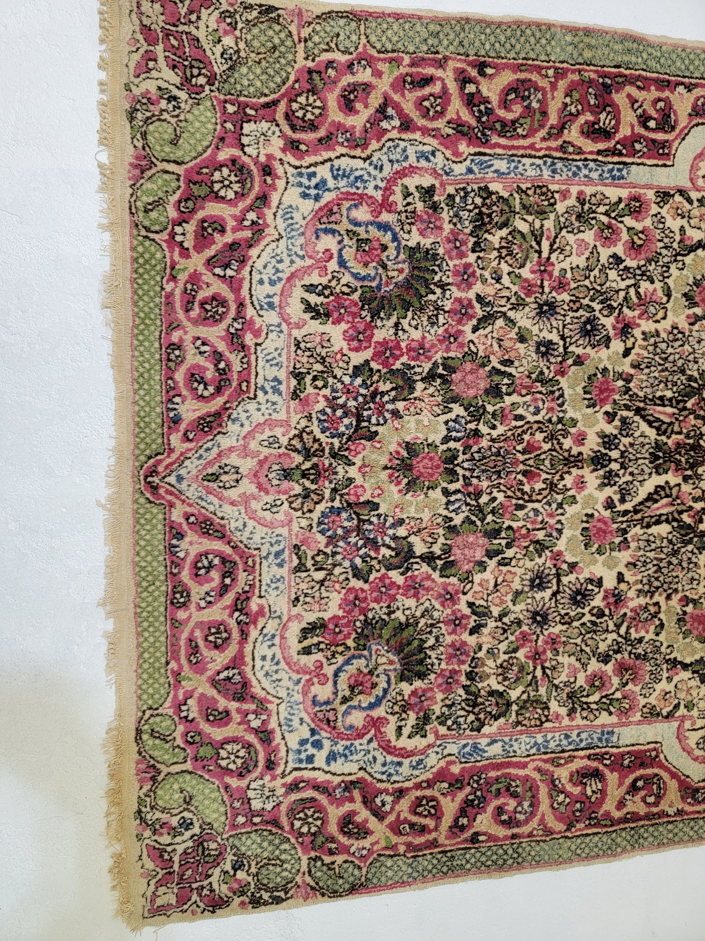 Hand-Knotted Wool Persian Kerman 3'10" x 6'3"