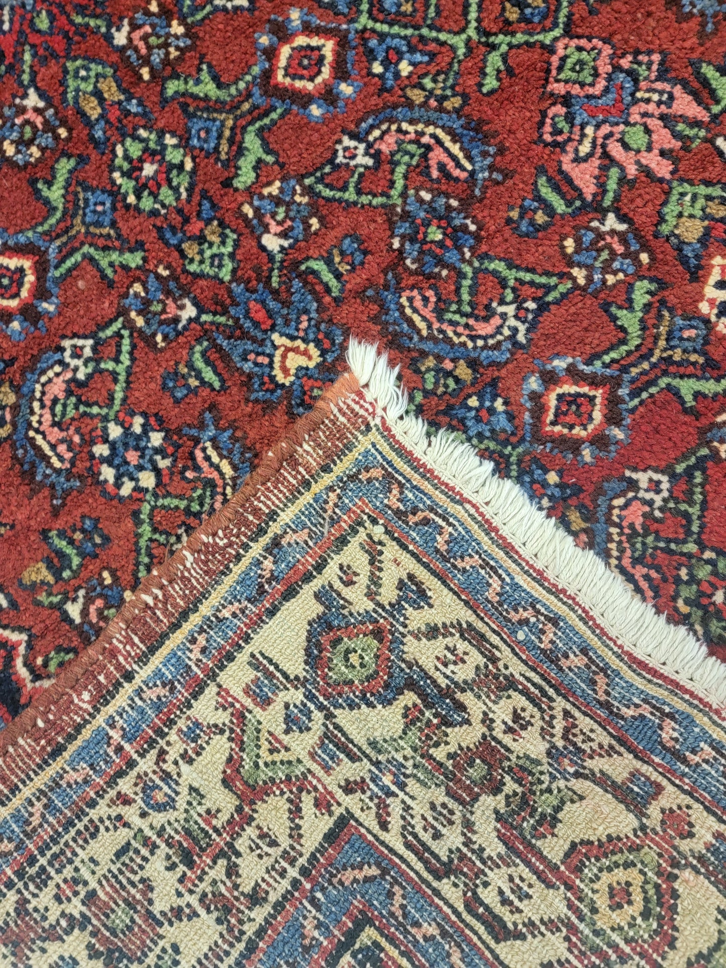 Hand-Knotted Wool persian Bibikabad 4'4" x 6'