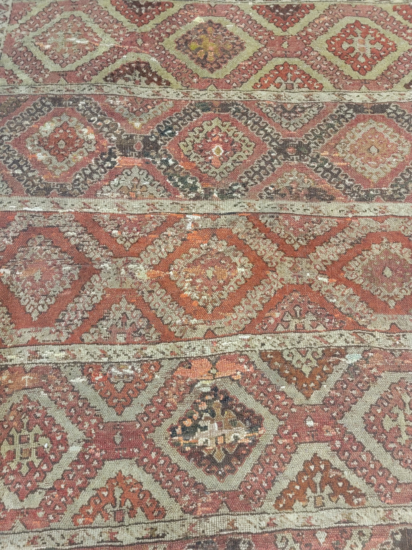Hand-Knotted Wool Antique persian Afshar/Ferdos 4'3" x 5'10"