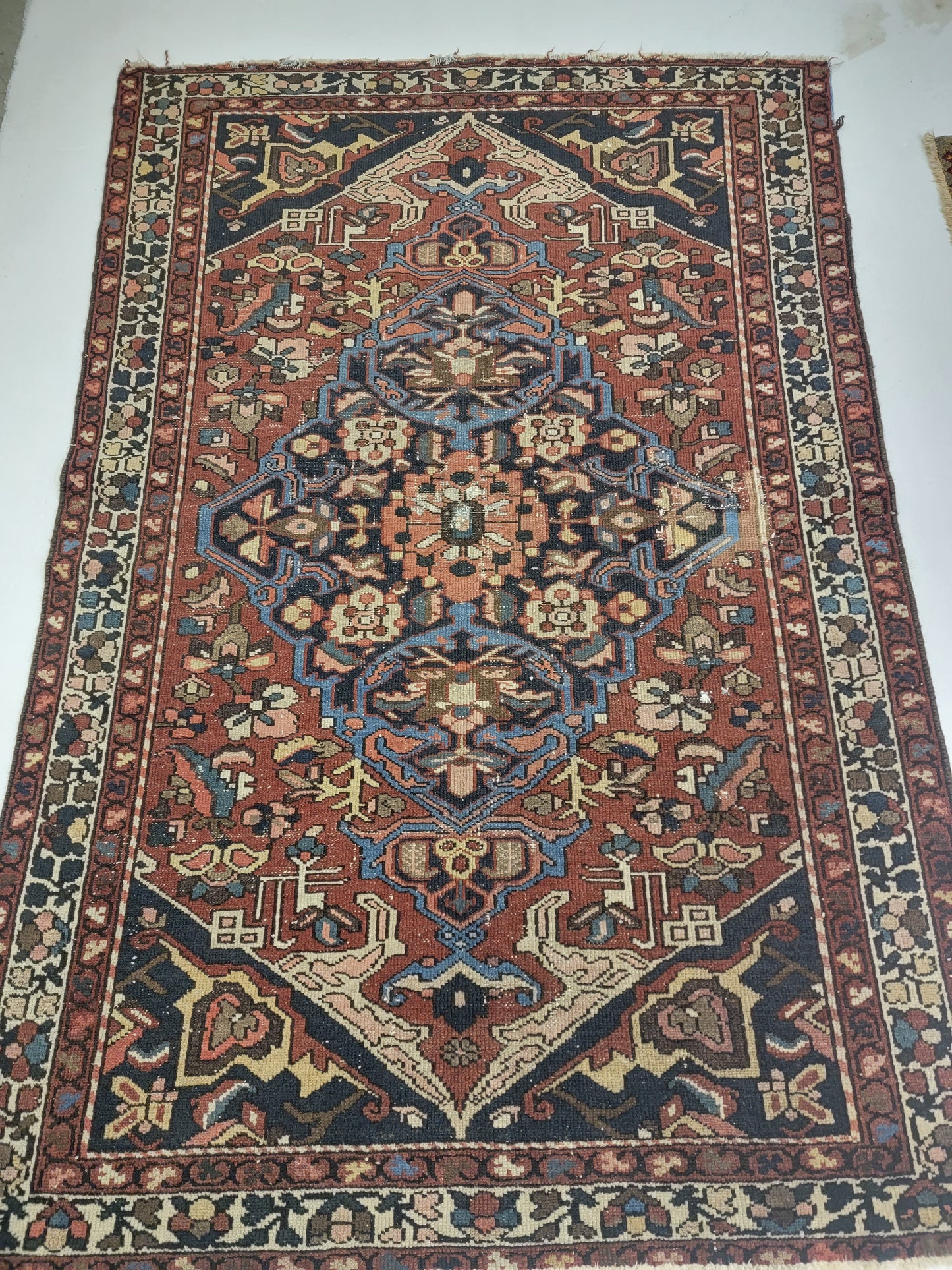 Hand-Knotted Wool Rug Bakhtiari 4'3" x 6'4"