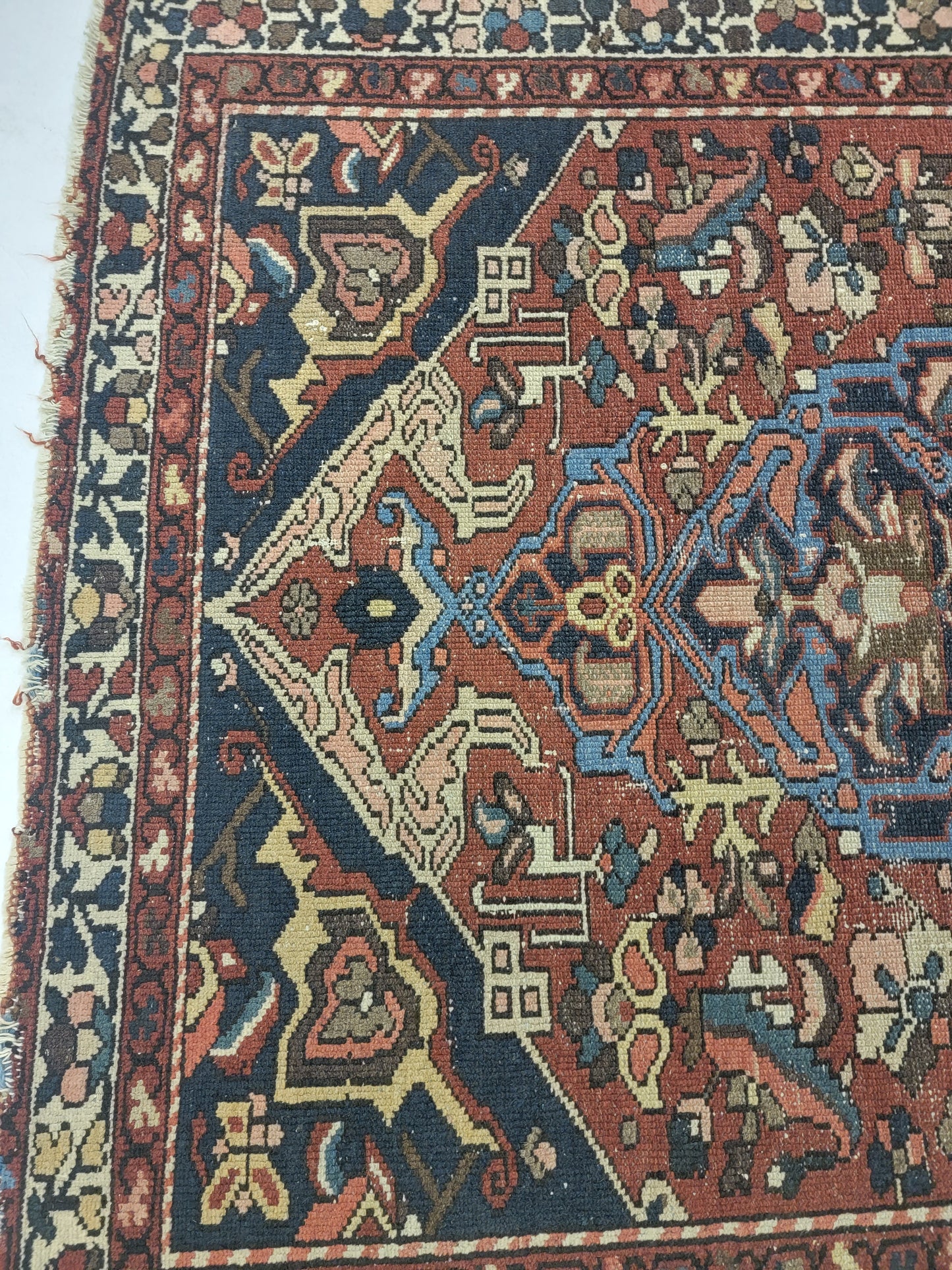 Hand-Knotted Wool Rug Bakhtiari 4'3" x 6'4"