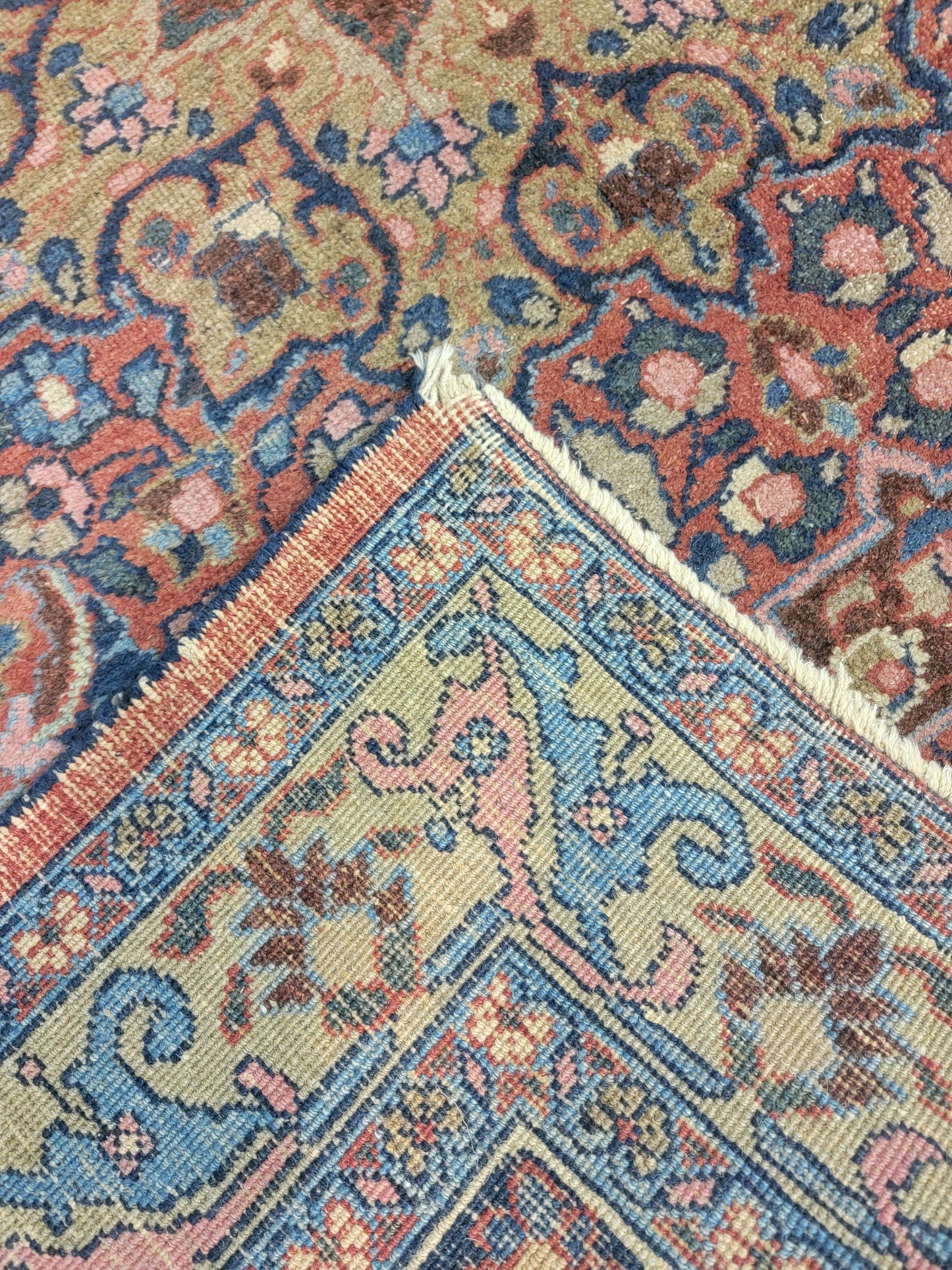 Hand-Knotted Wool Rug Tabriz 4'3" x 6'1"