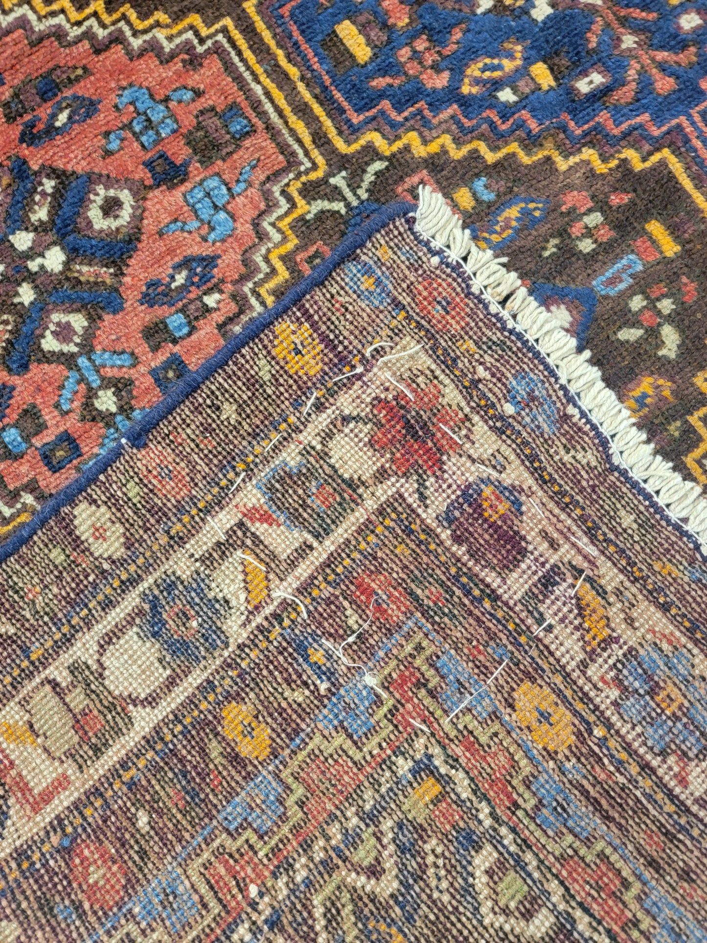Hand-Knotted Wool Afshar 4'10" x 6'4"
