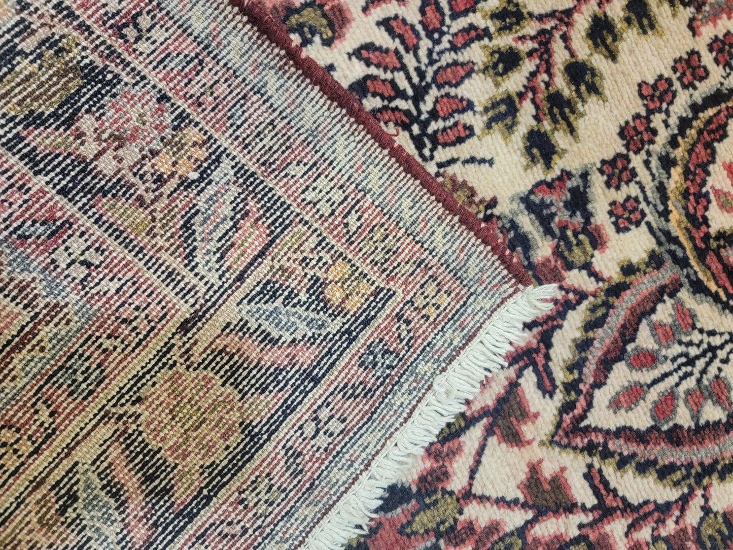 Hand-Knotted Wool Runner Hamedan Rudbar 3'8" x 11'4"
