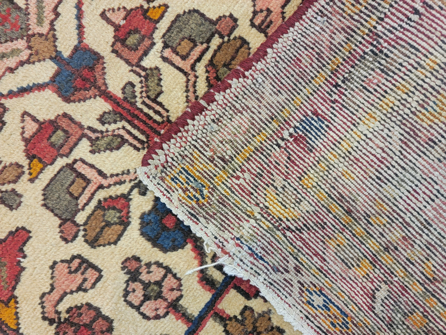 Hand-Knotted Wool Runner Hamedan Rudbar 2'7" x 9'8"