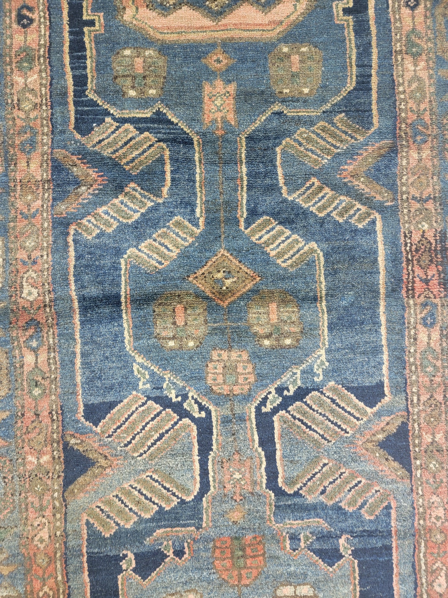 Hand-Knotted Wool Runner Malayer 3'5" x 9'2"