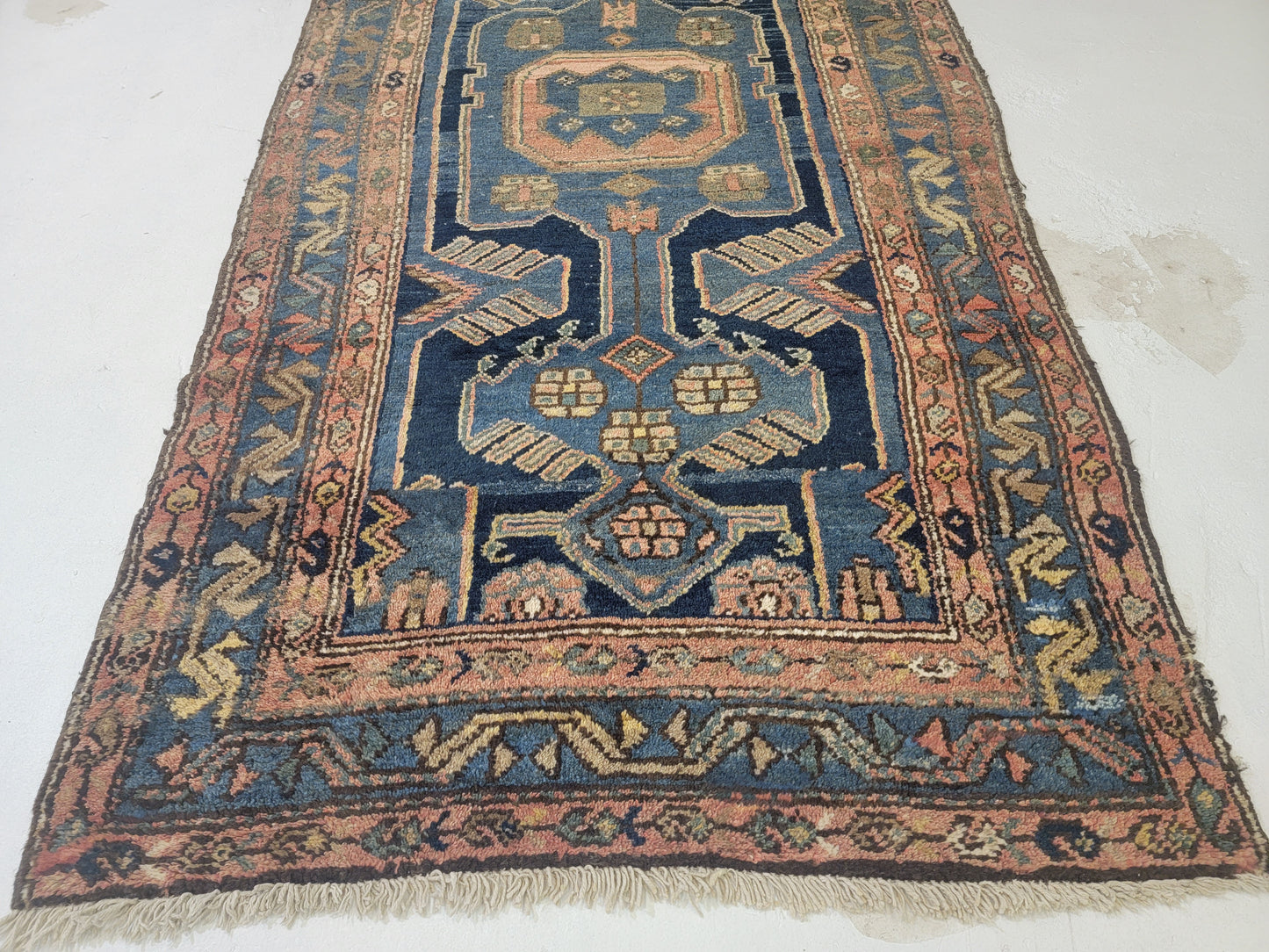 Hand-Knotted Wool Runner Malayer 3'5" x 9'2"