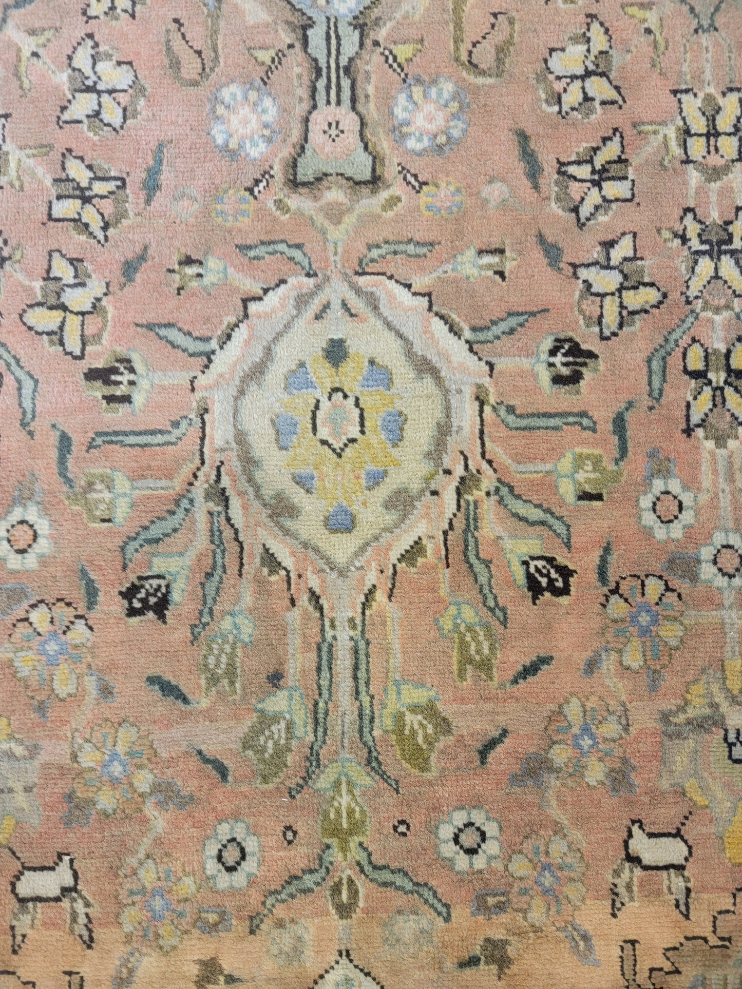 Hand-Knotted Wool Gallery Size Tabriz 2'11" x 9'3"