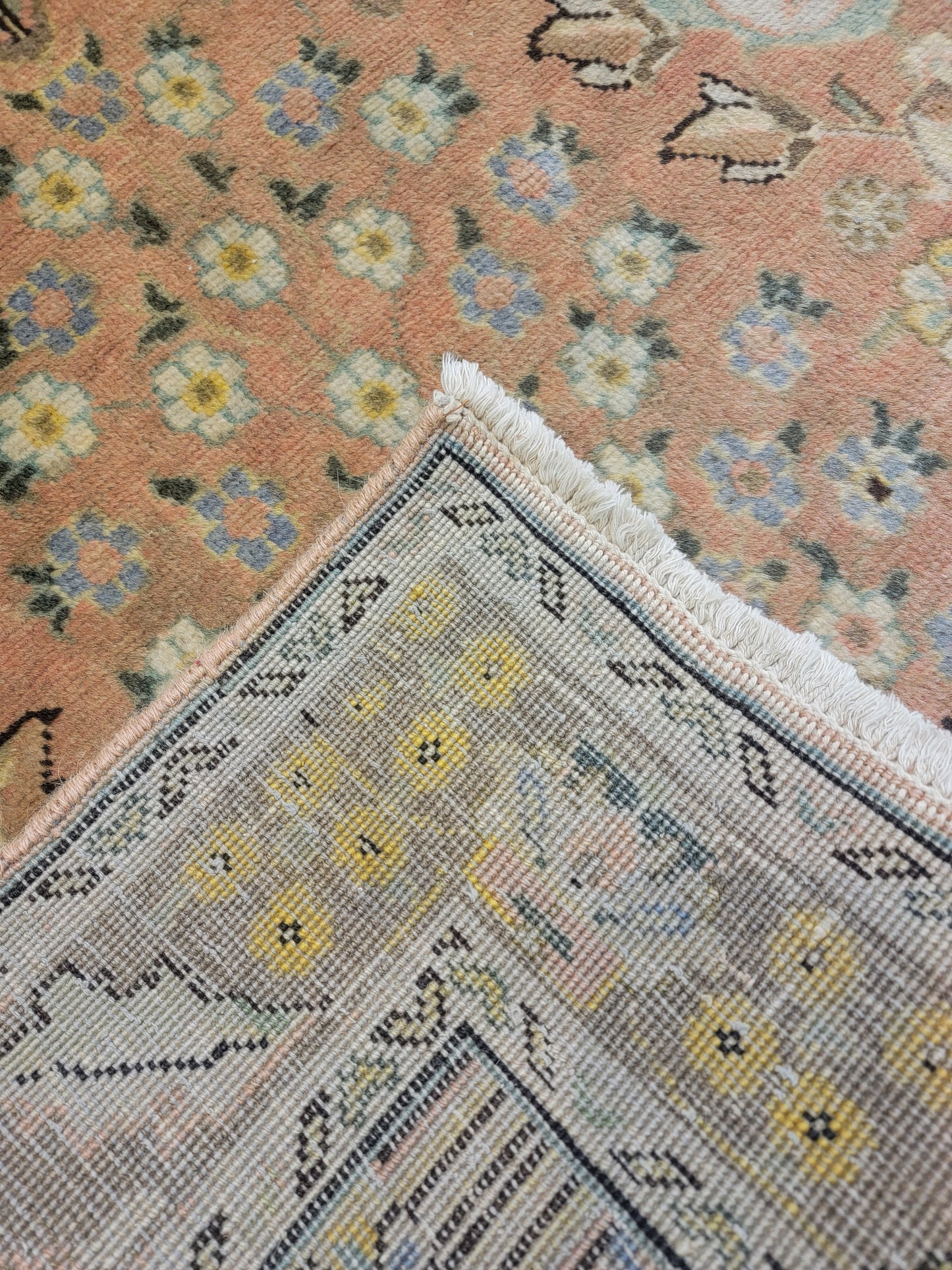 Hand-Knotted Wool Gallery Size Tabriz 2'11" x 9'3"