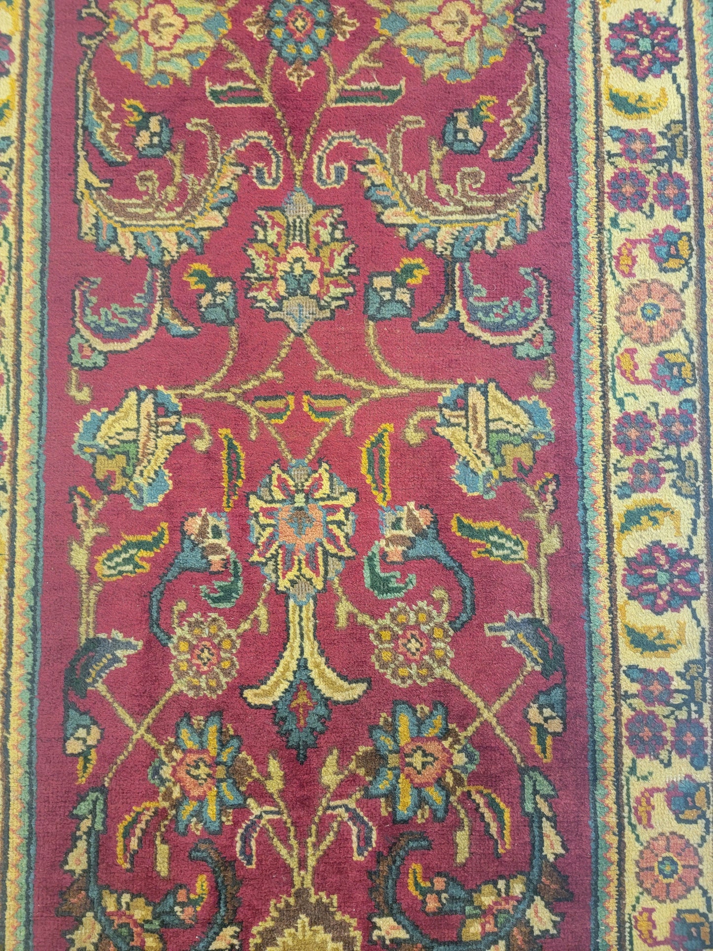 Hand-Knotted Wool Gallery Size Tabriz 2'10" x 9'5"