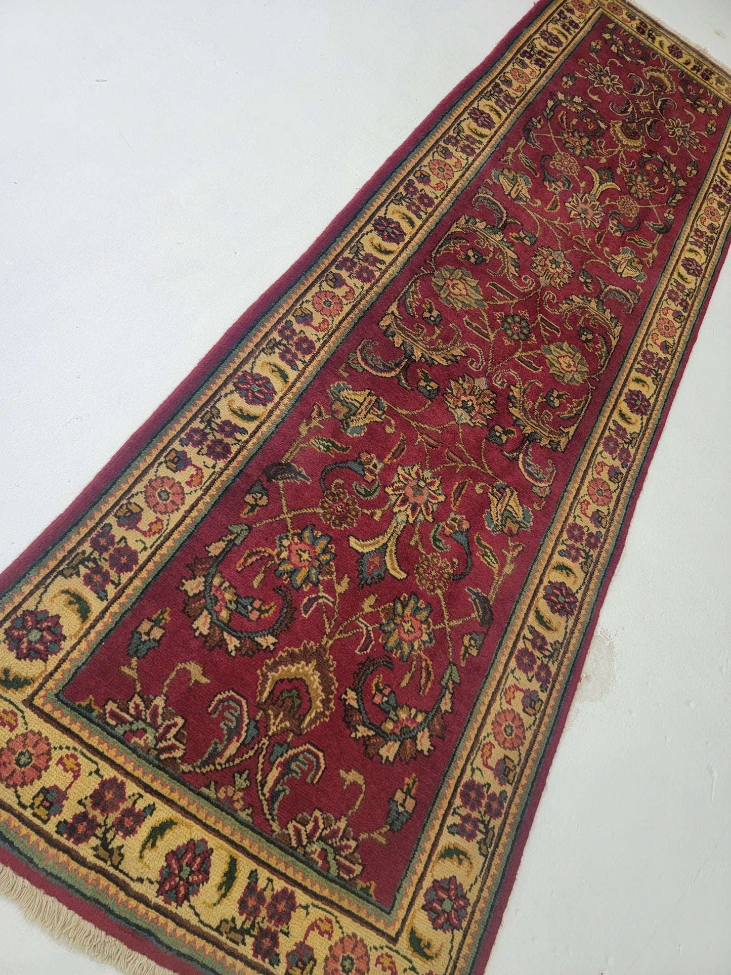 Hand-Knotted Wool Gallery Size Tabriz 2'10" x 9'5"