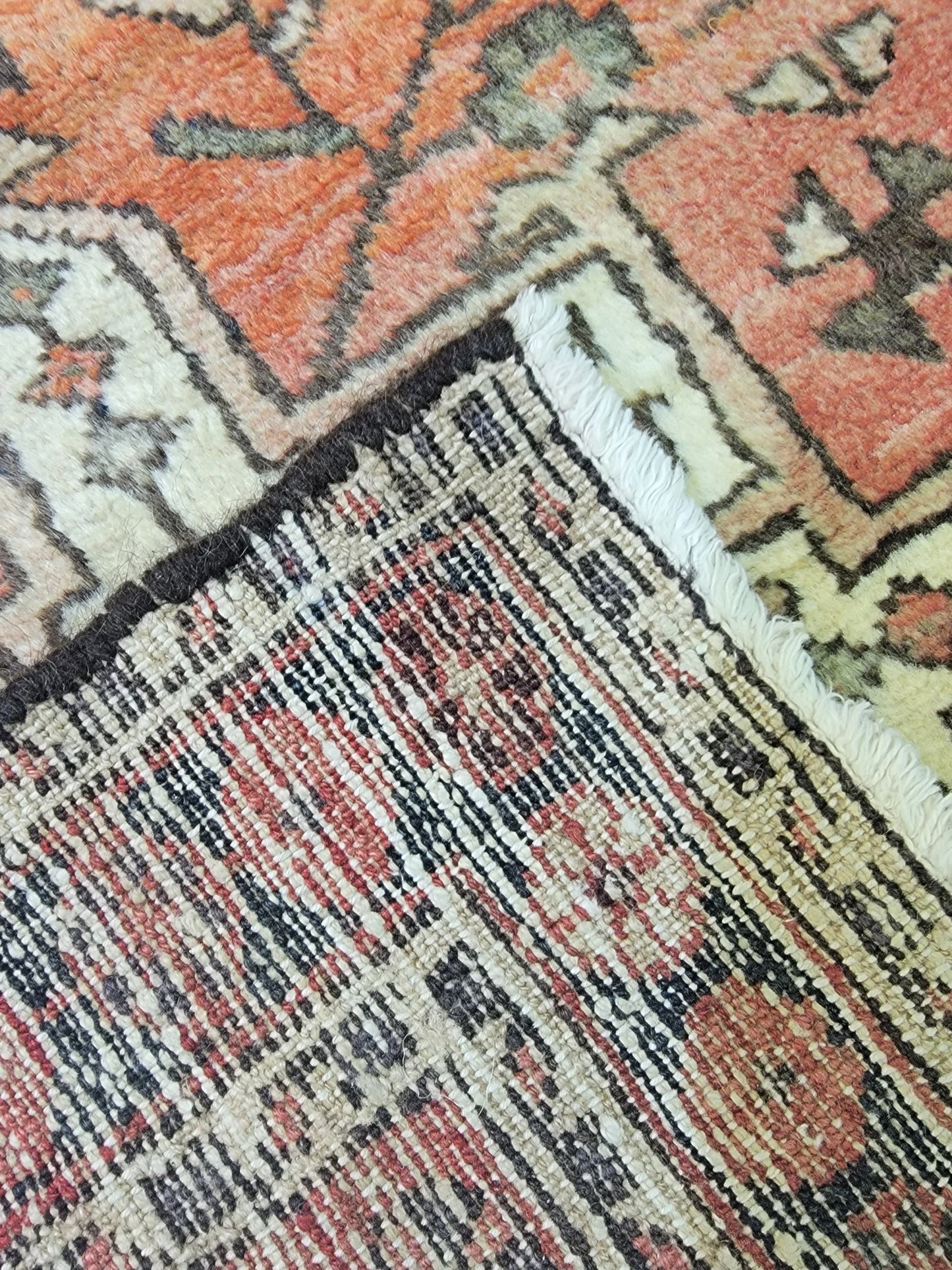 Hand-Knotted Wool Gallery Size Heriz Karajeh 2'10" x 10'6"