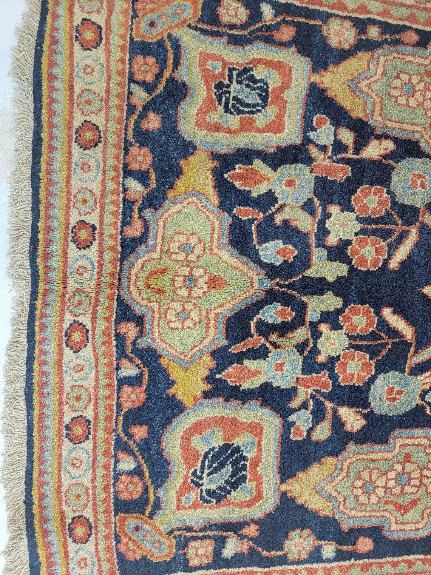 Hand-Knotted Wool Gallery Size Arak 3'11" x 10'