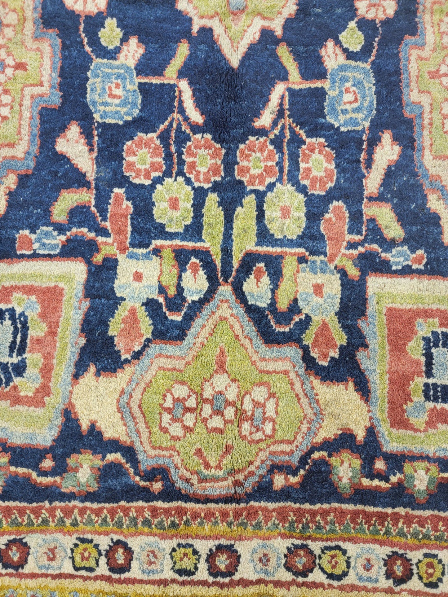 Hand-Knotted Wool Gallery Size Arak 3'11" x 10'