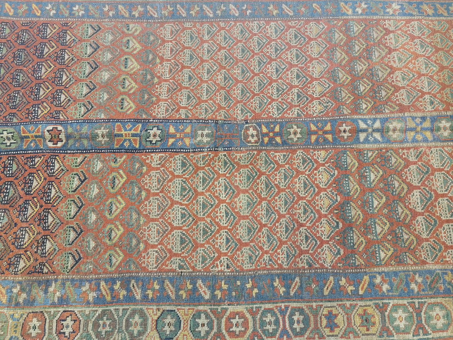 Hand-Knotted Wool Gallery Size Saraband 4'8" x 10'6"