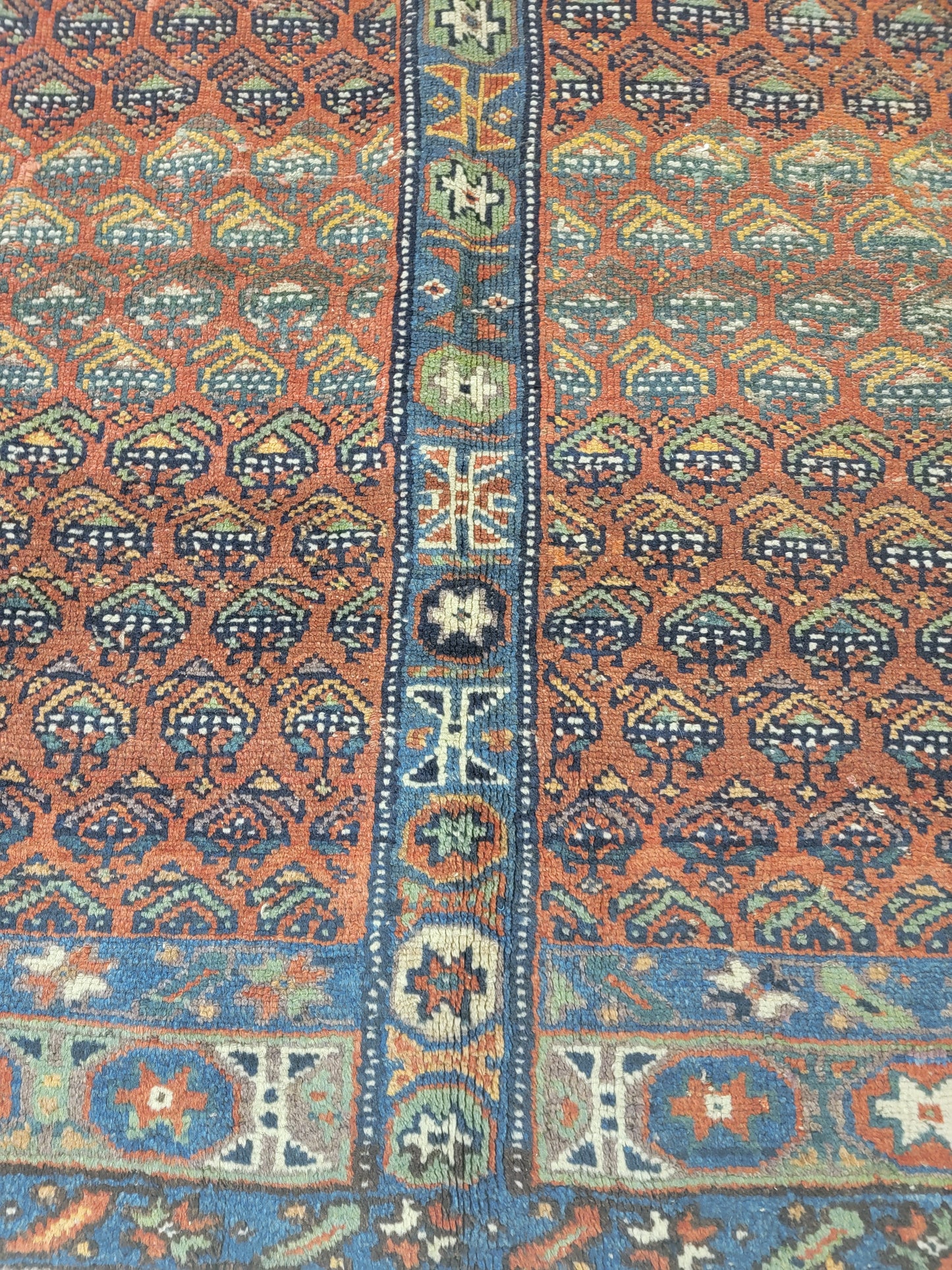 Hand-Knotted Wool Gallery Size Saraband 4'8" x 10'6"