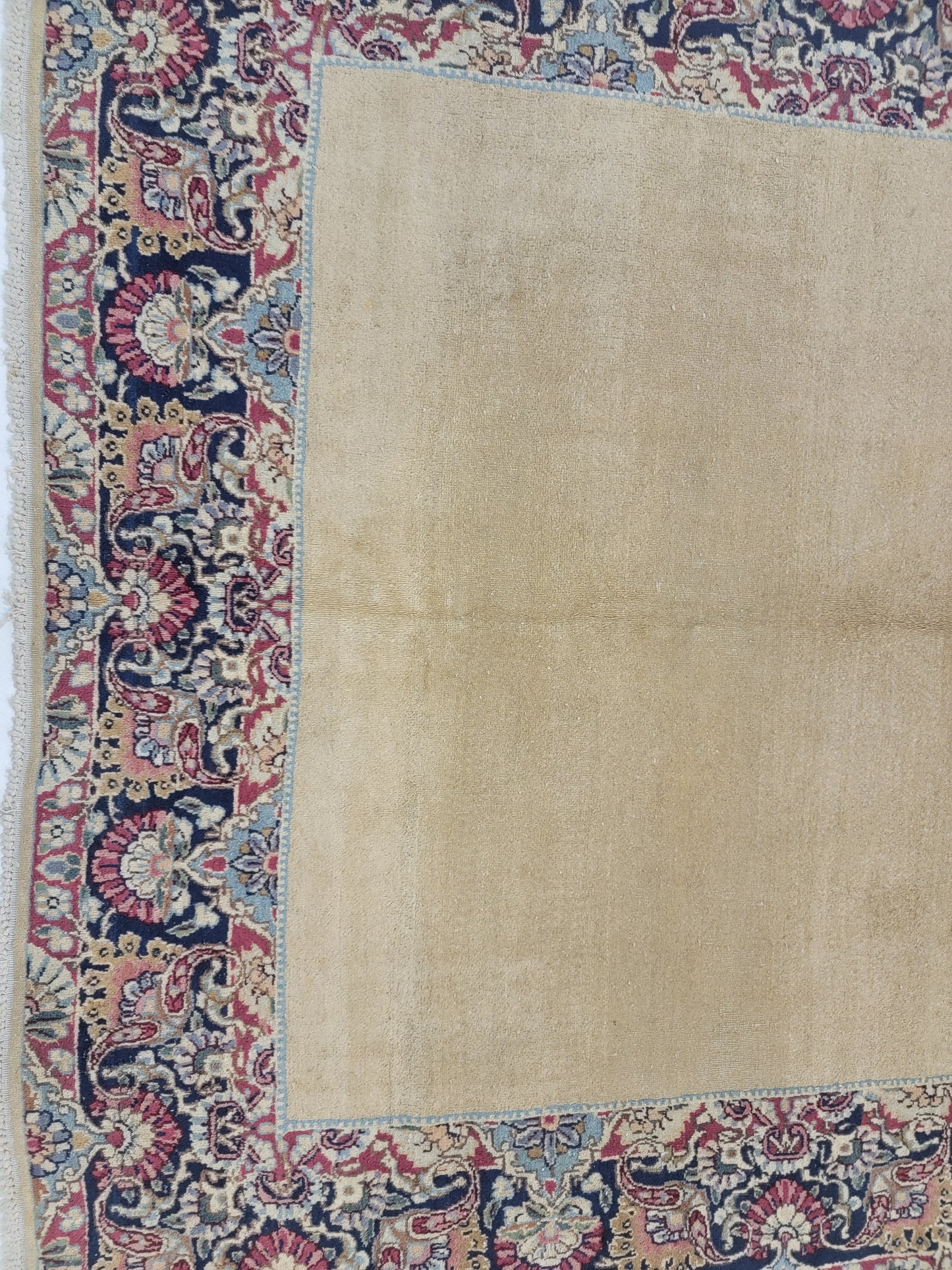 Hand-Knotted Wool Gallery Size Kerman 4'9" x 17'7"
