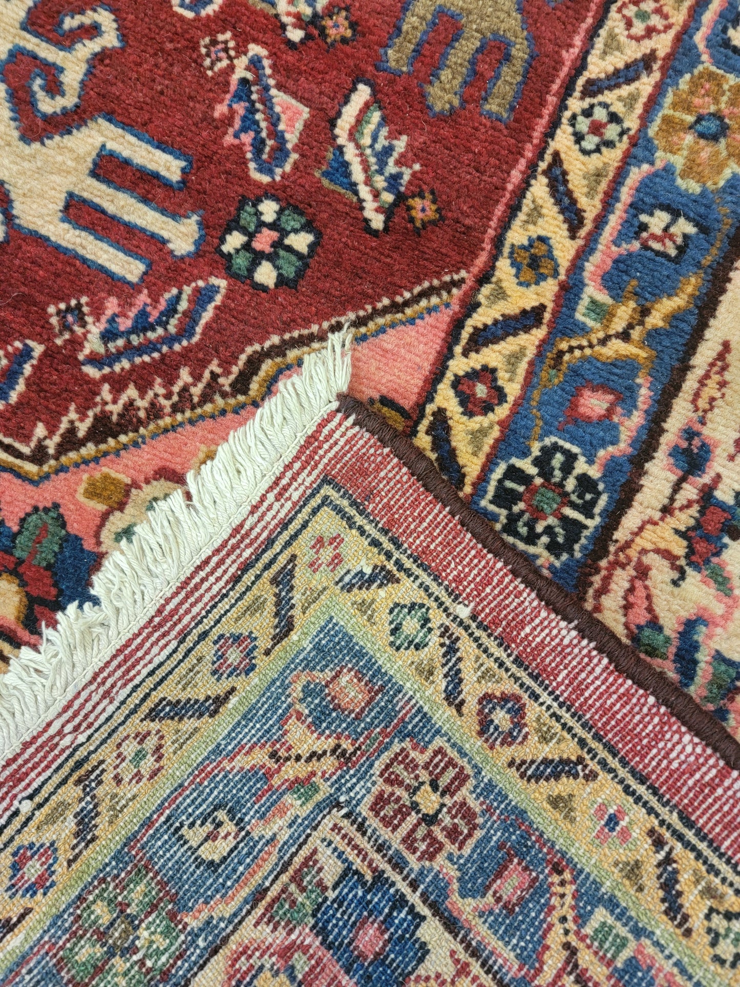 Hand-Knotted Wool Gallery Size Hamedan Nahavand 4'5" x 12'8"