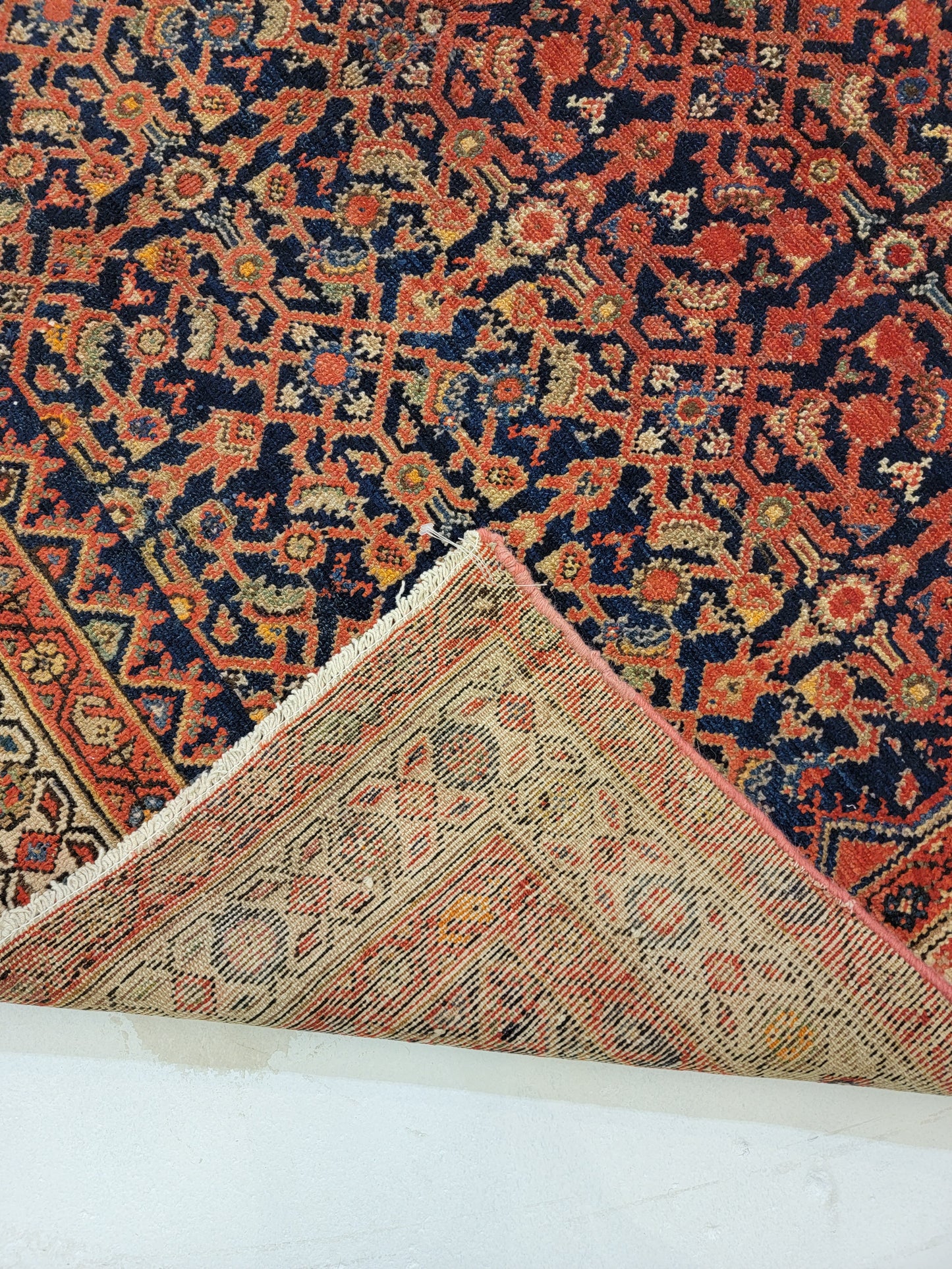 Hand-Knotted Wool Gallery Size Malayer 5'2" x 11'6"