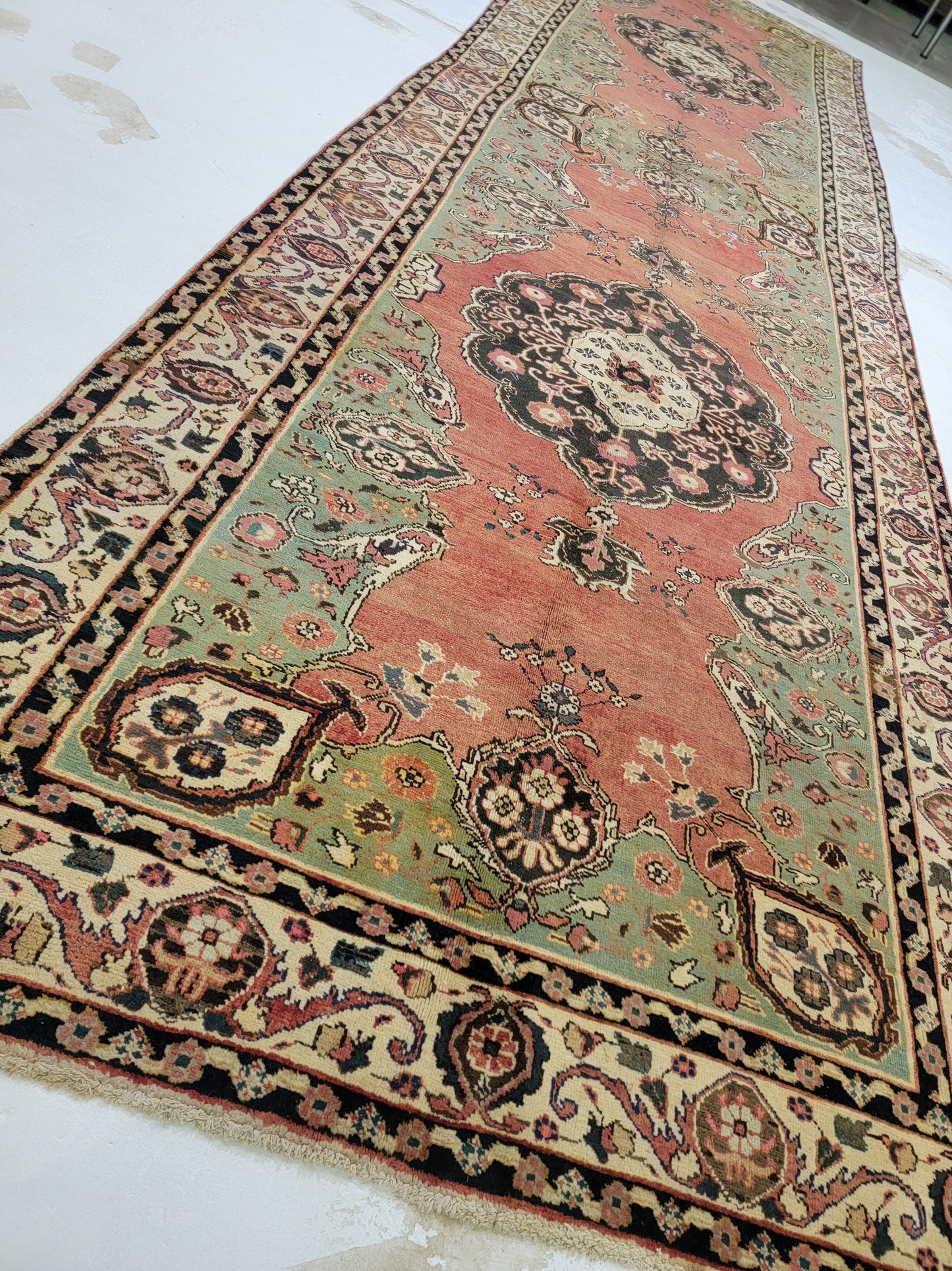 Hand-Knotted Wool Gallery Size Khalkhal 5'6" x 19'5"
