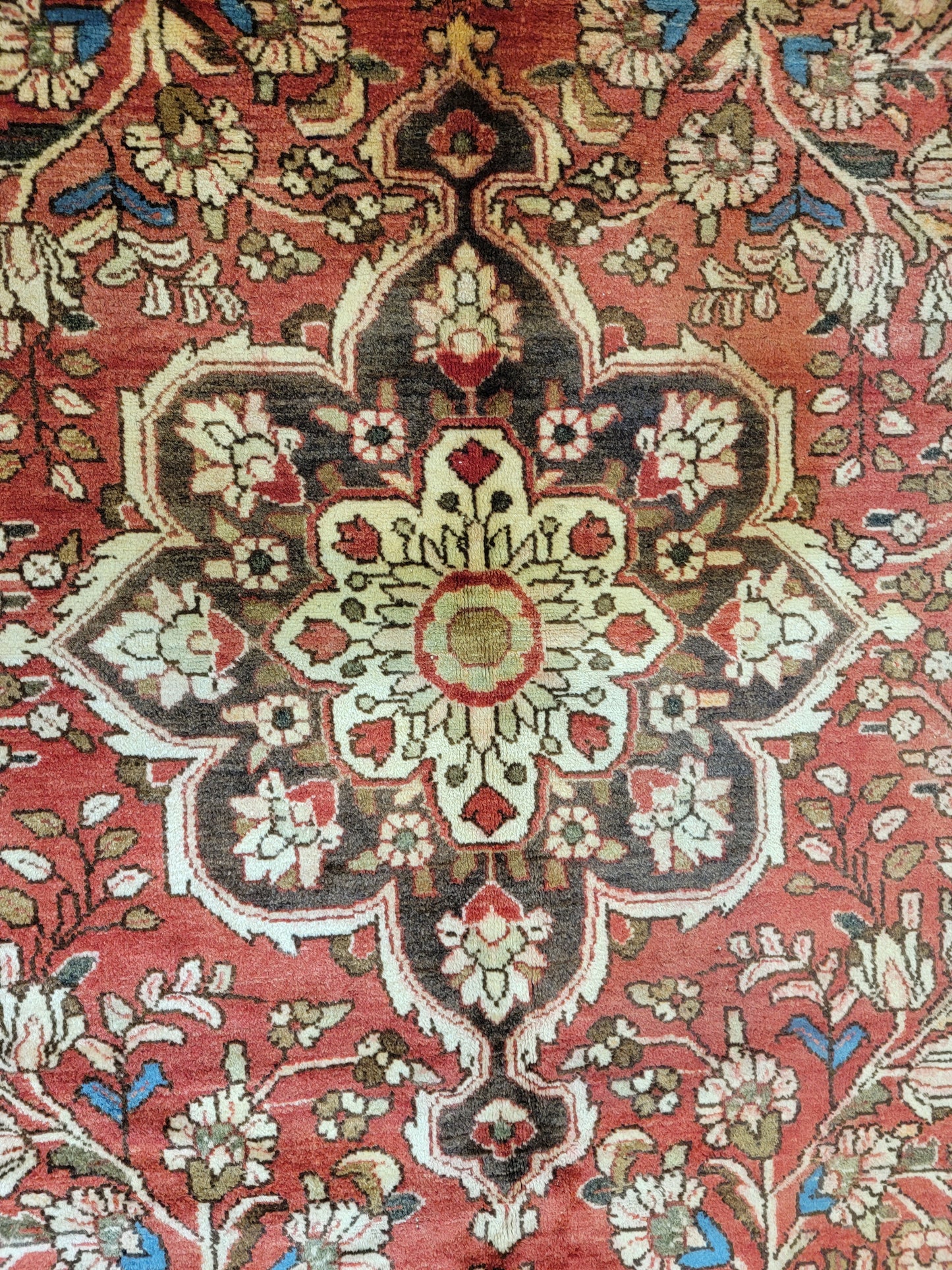 Hand-Knotted Wool Gallery Size Hamedan Borchaloo 5'6" x 10'2"