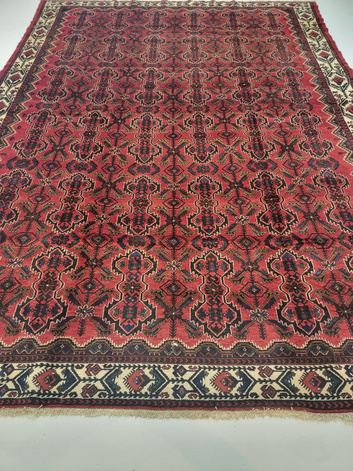 Hand-Knotted Wool Rug Malayer 10'2" x 13'6"