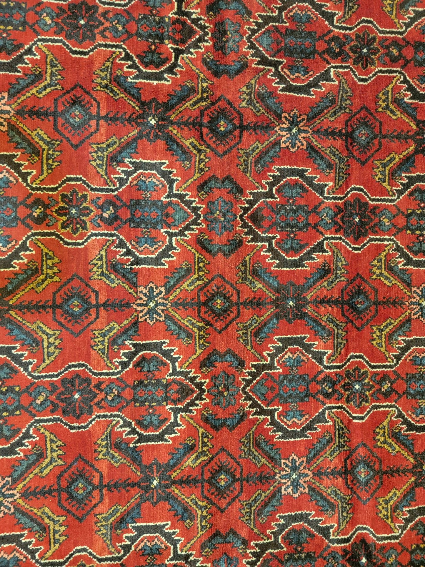 Hand-Knotted Wool Rug Malayer 10'2" x 13'6"