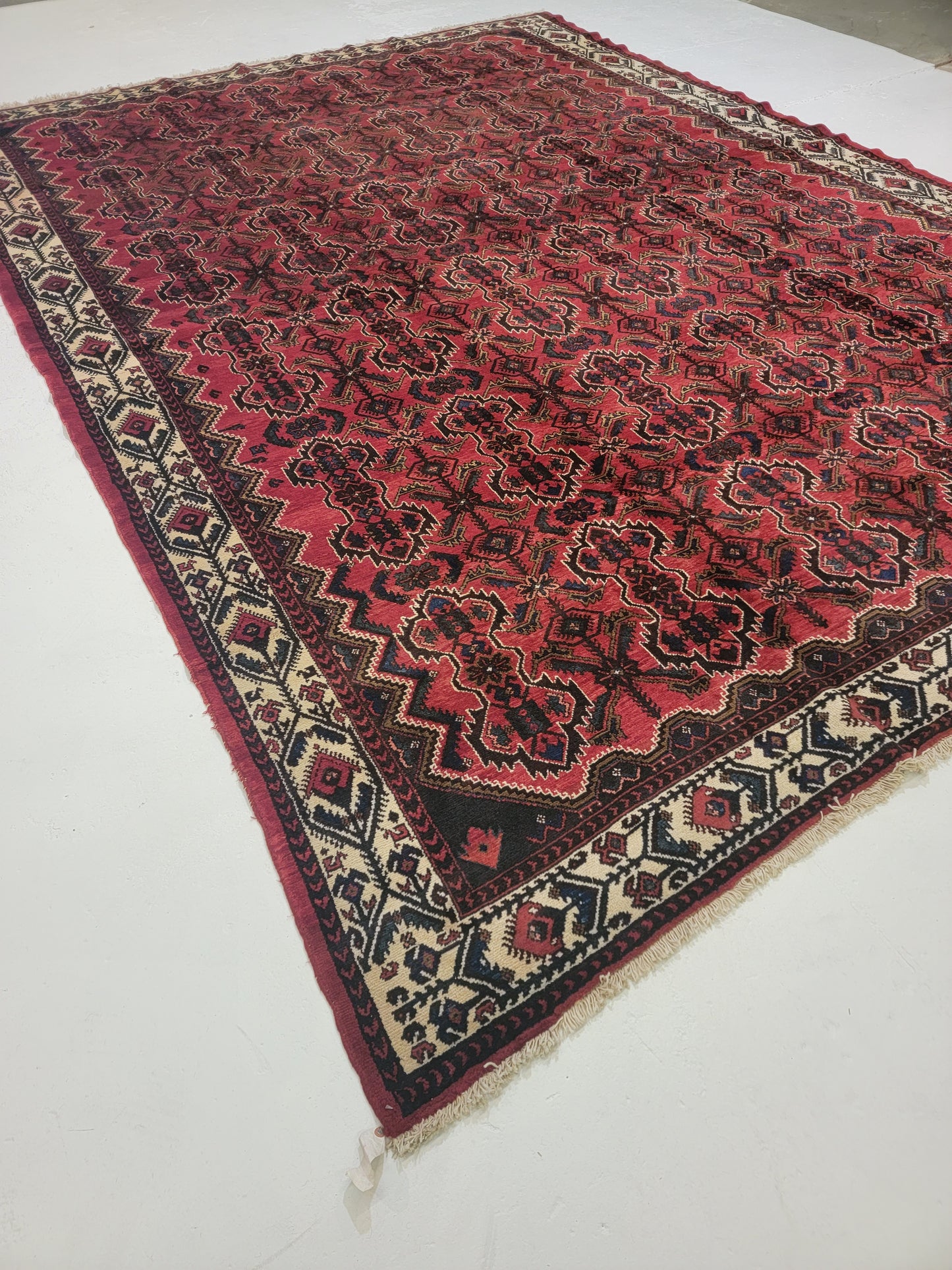 Hand-Knotted Wool Rug Malayer 10'2" x 13'6"