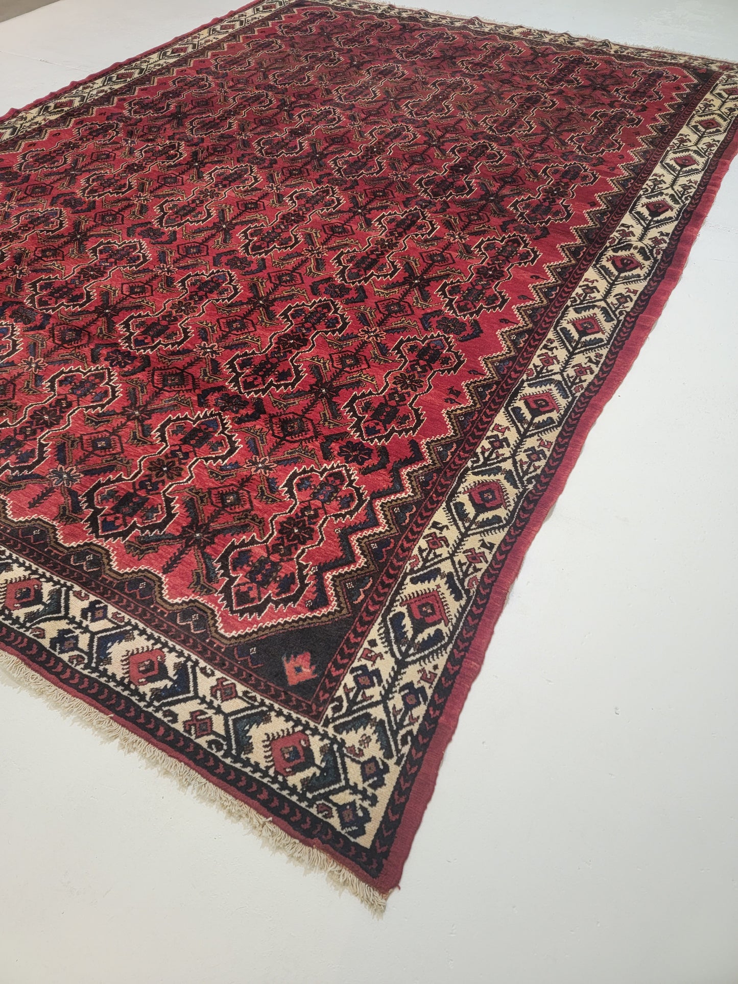 Hand-Knotted Wool Rug Malayer 10'2" x 13'6"