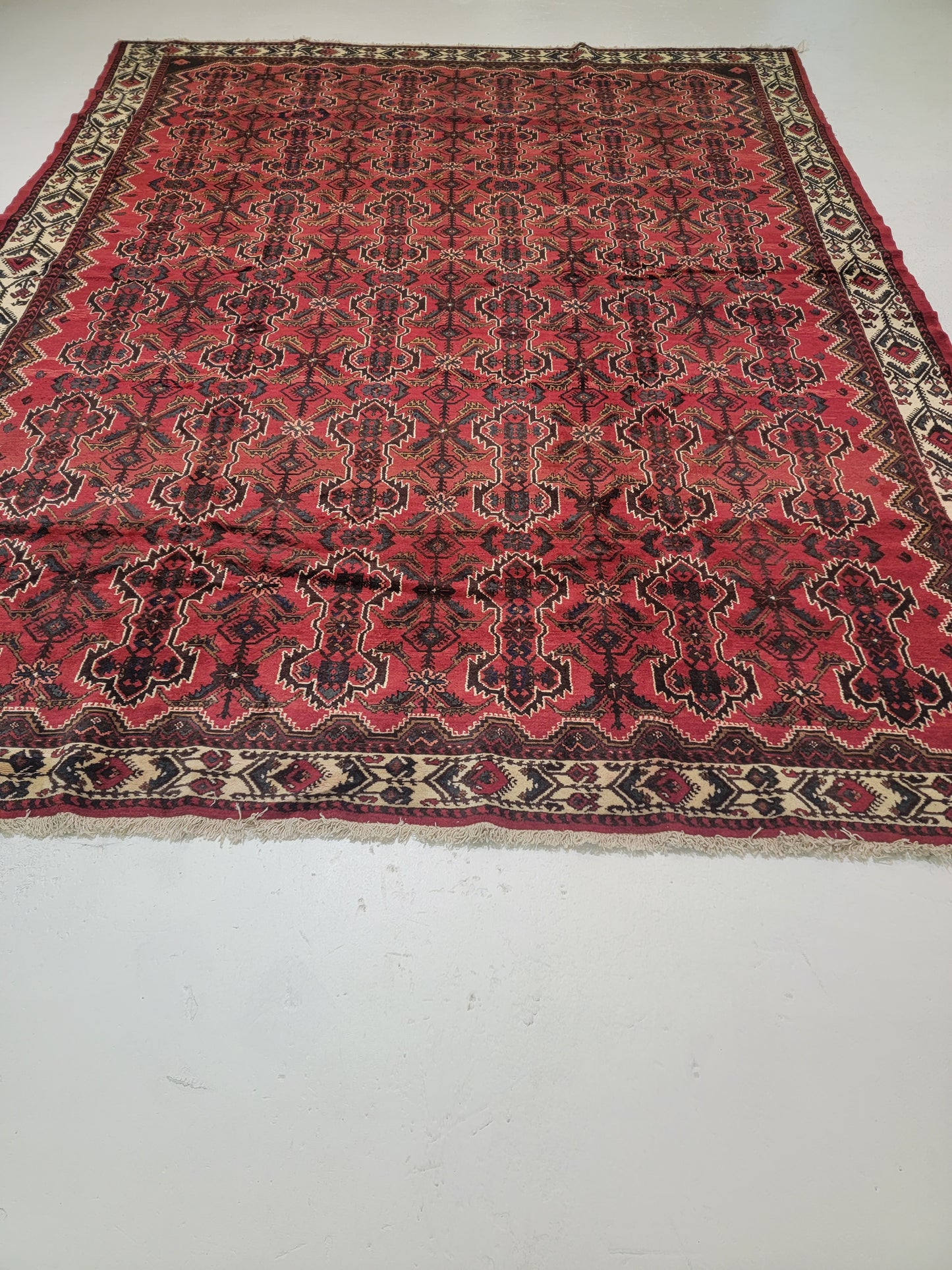 Hand-Knotted Wool Rug Malayer 10'2" x 13'6"