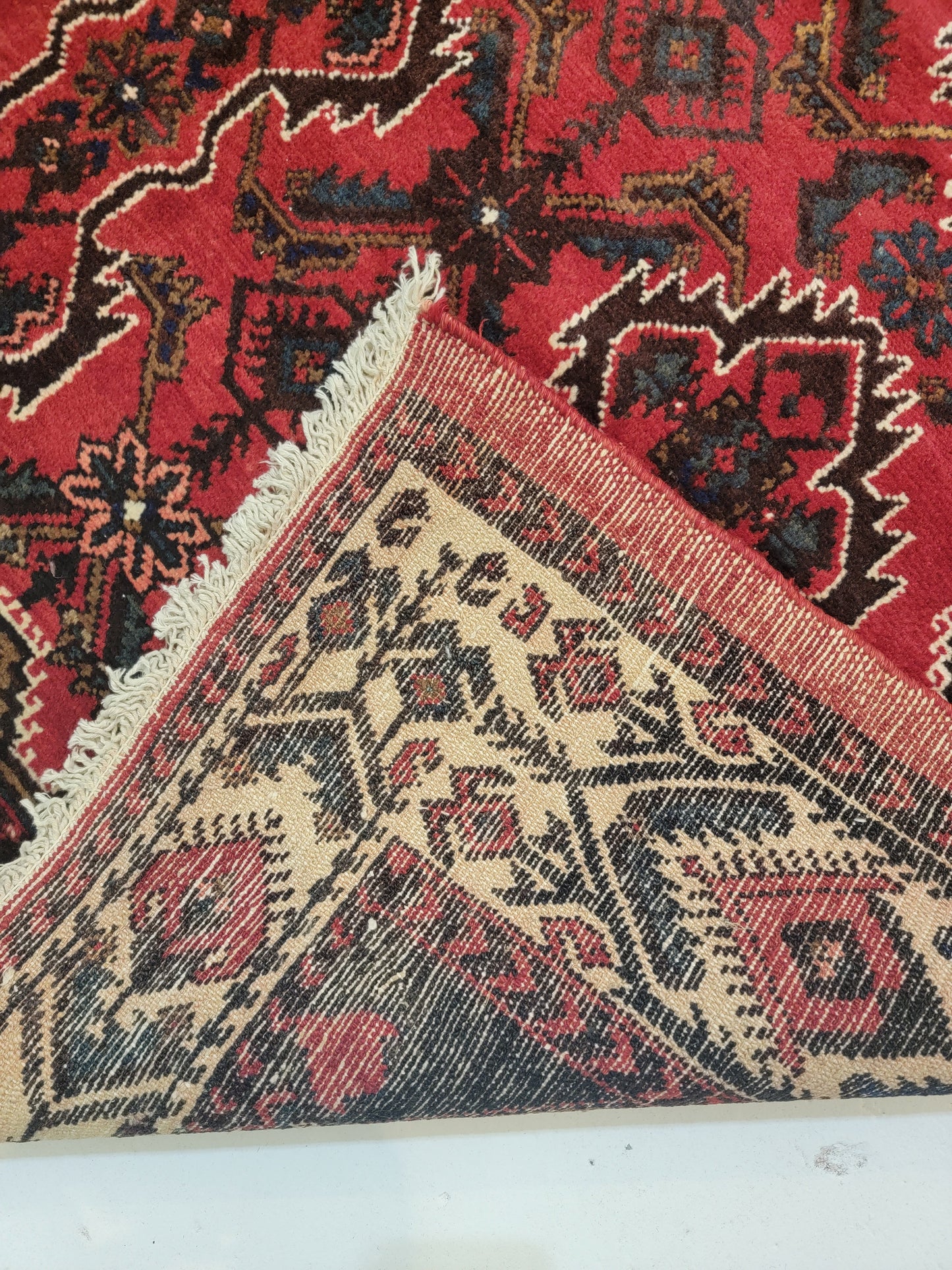 Hand-Knotted Wool Rug Malayer 10'2" x 13'6"