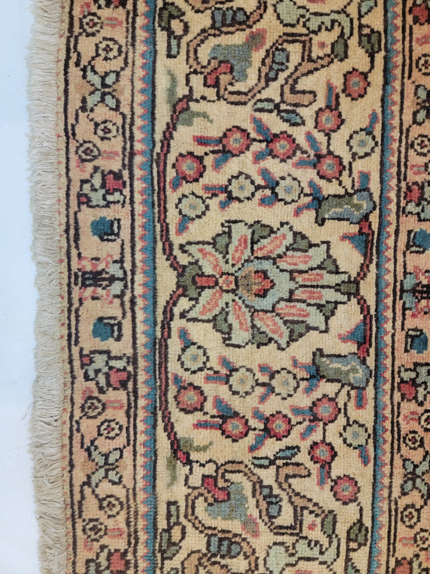 Hand-Knotted Wool Rug Tabriz 9'4" x 12'6"