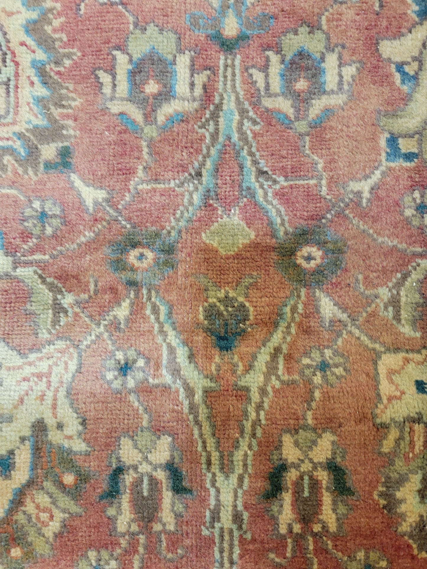 Hand-Knotted Wool Rug Tabriz 9'8" x 12'6"