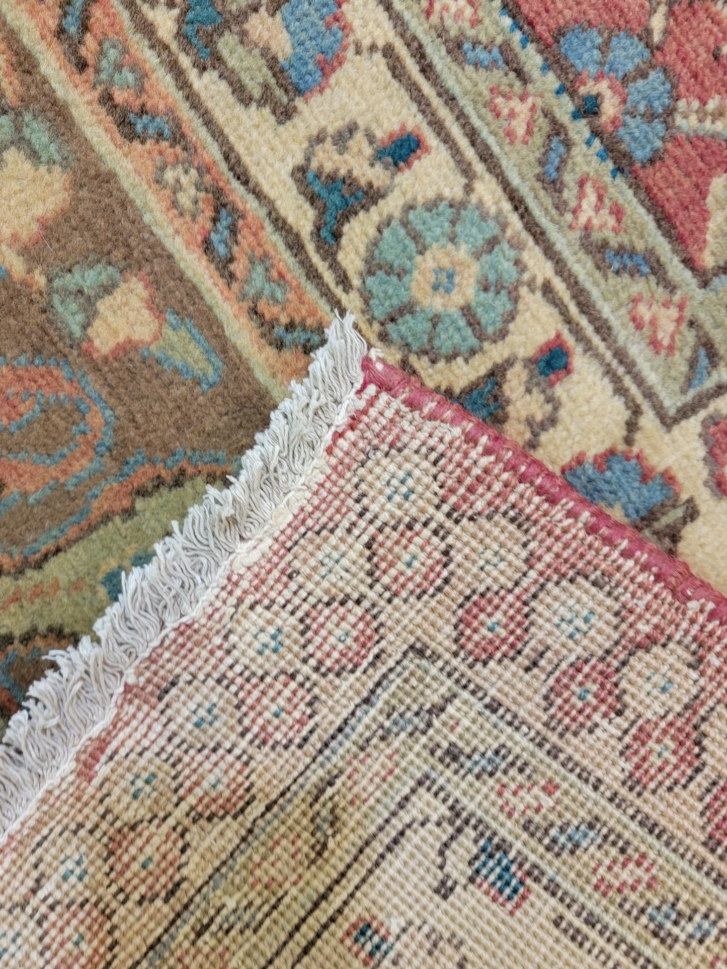 Hand-Knotted Wool Rug Tabriz 9'8" x 12'6"