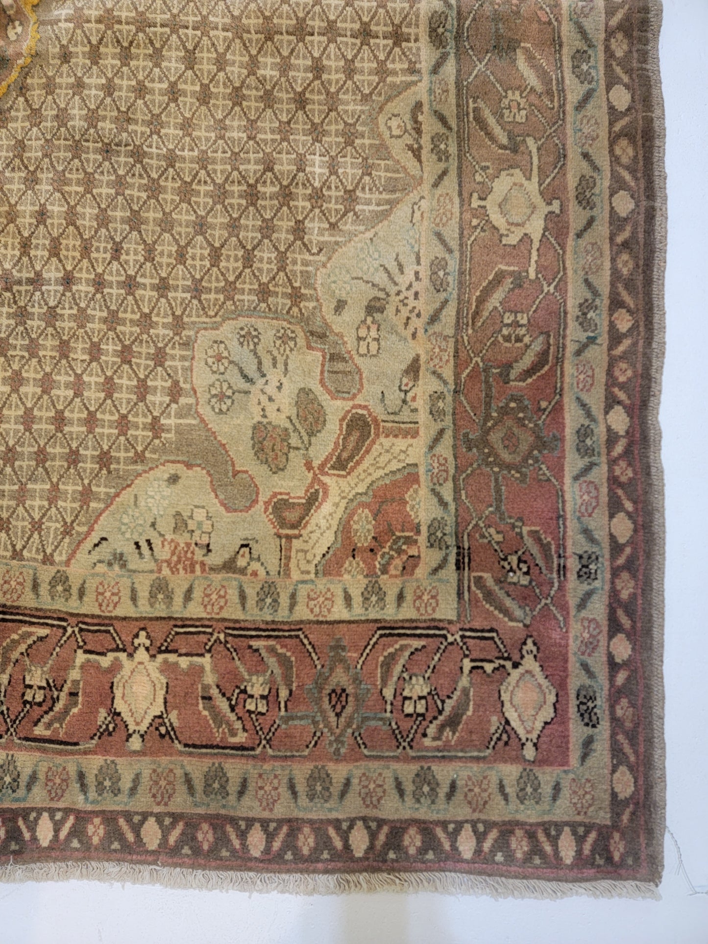 Hand-Knotted Wool Gallery Size Hamedan 5'3" x 9'6"