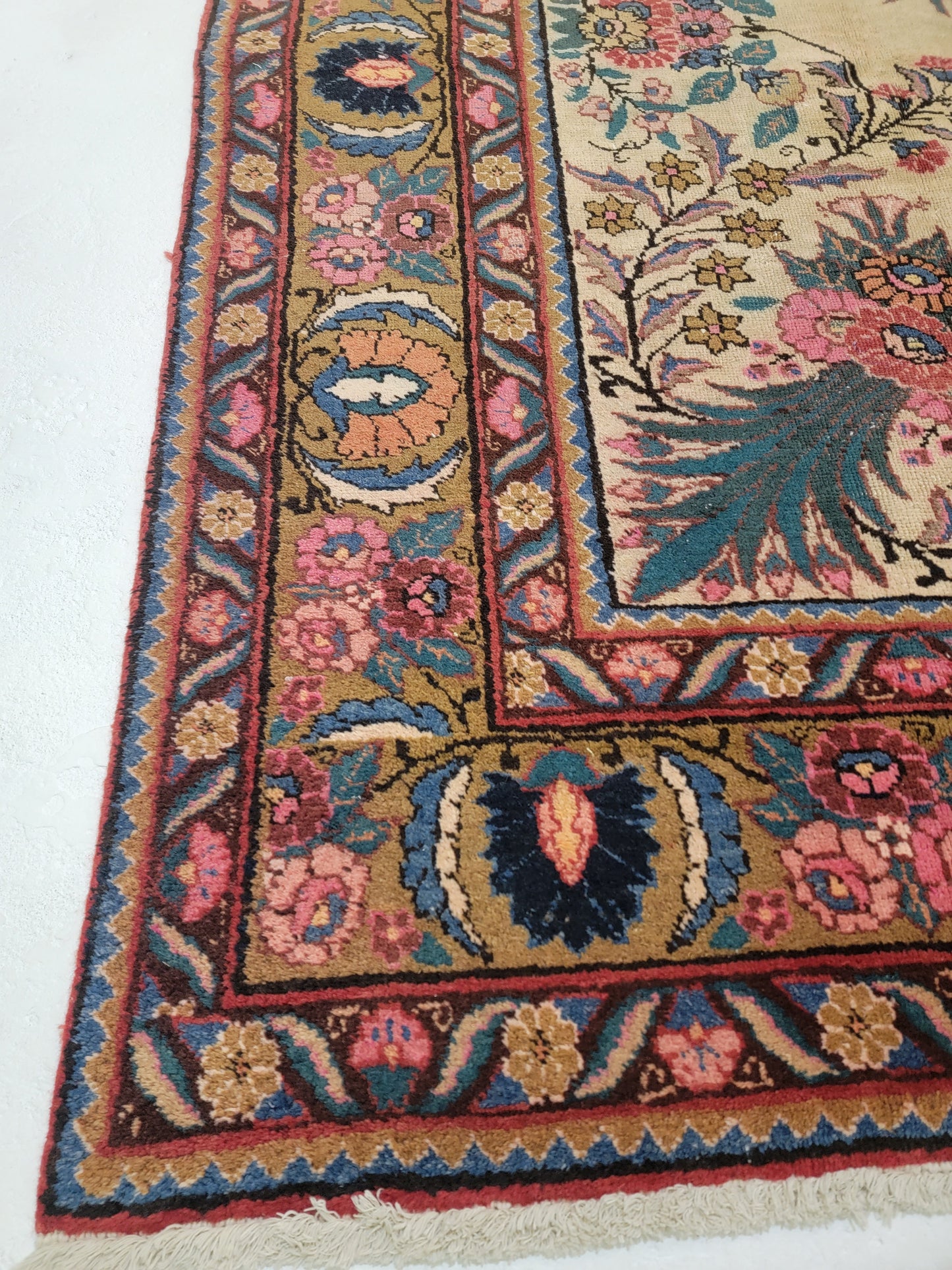 Hand-Knotted Wool Rug Tabriz Khalkhal 8'3" x 11'3"