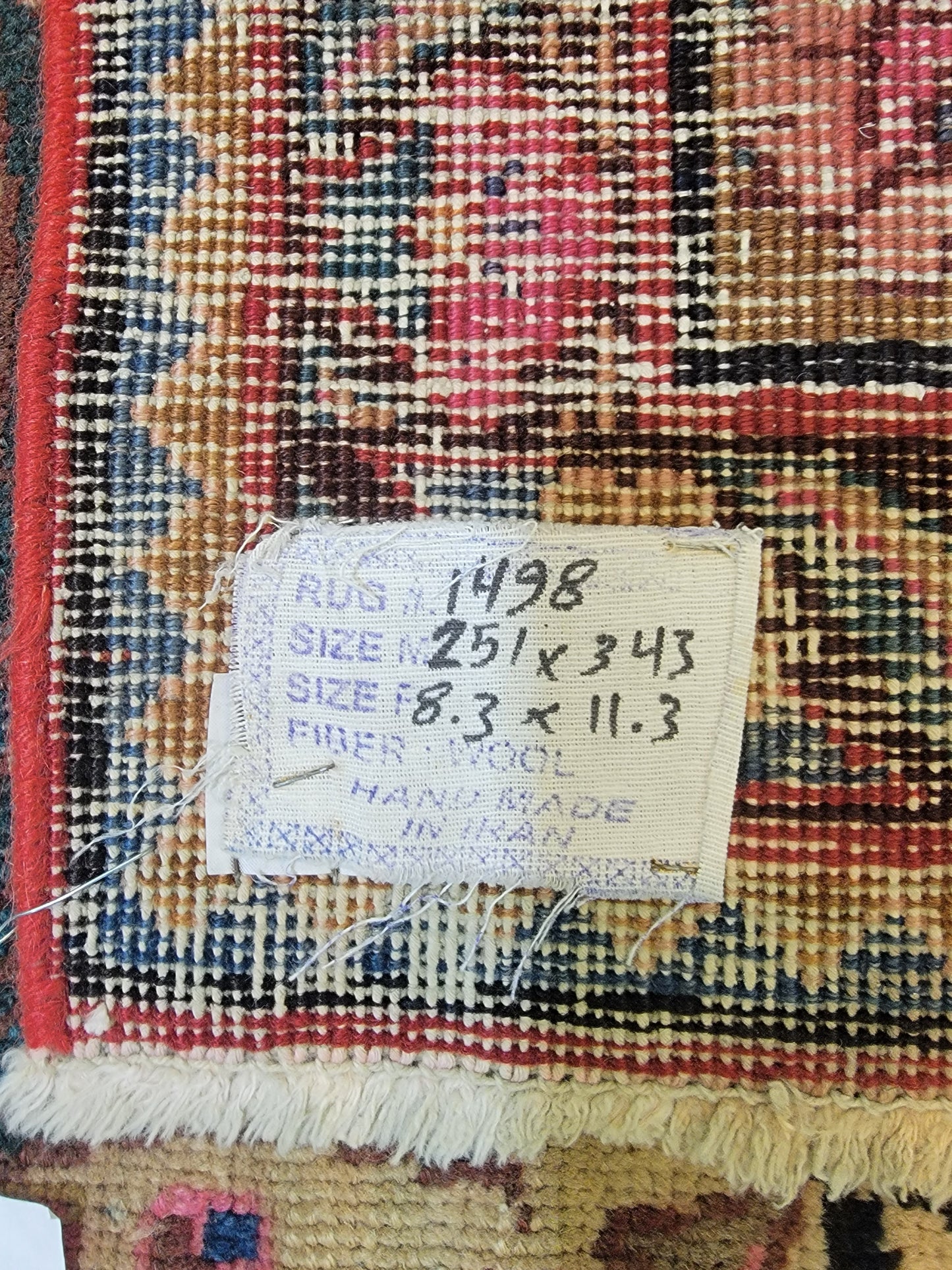 Hand-Knotted Wool Rug Tabriz Khalkhal 8'3" x 11'3"
