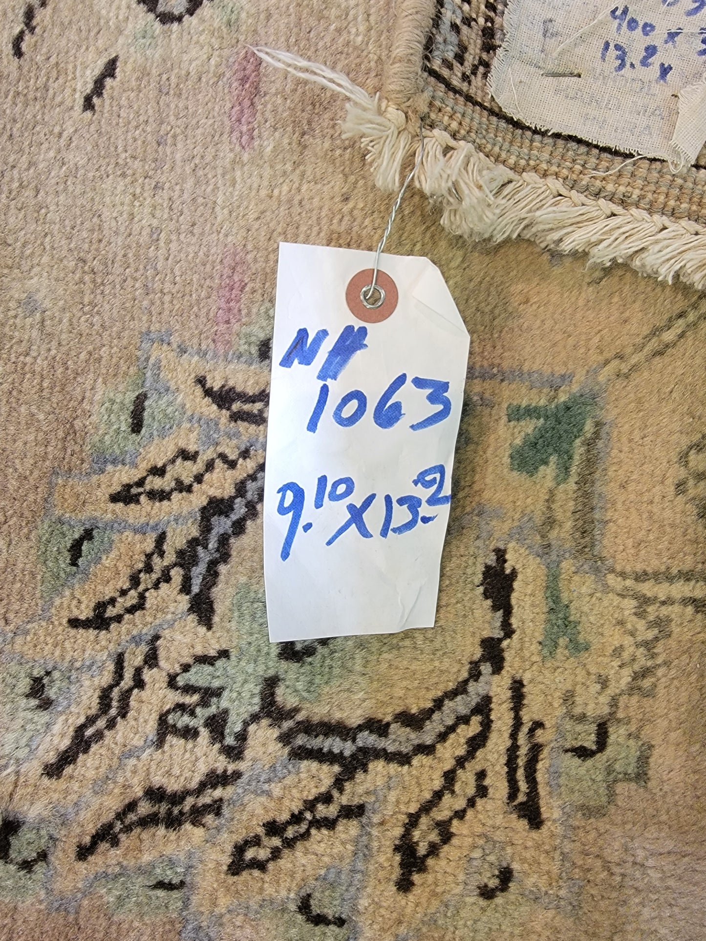 Hand-Knotted Wool Rug Tabriz 9'10" x 13'2"