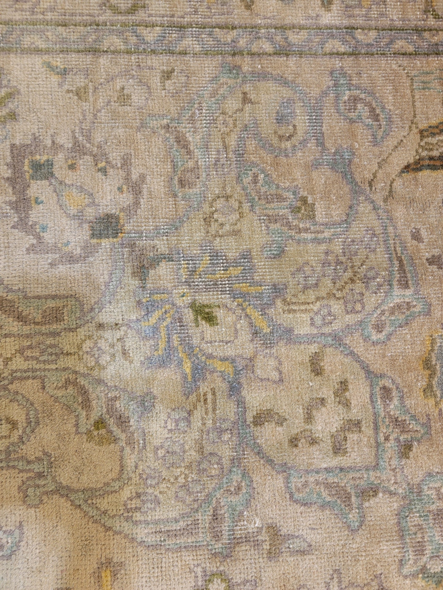 Hand-Knotted Wool Rug Tabriz 9'10" x 12'3"